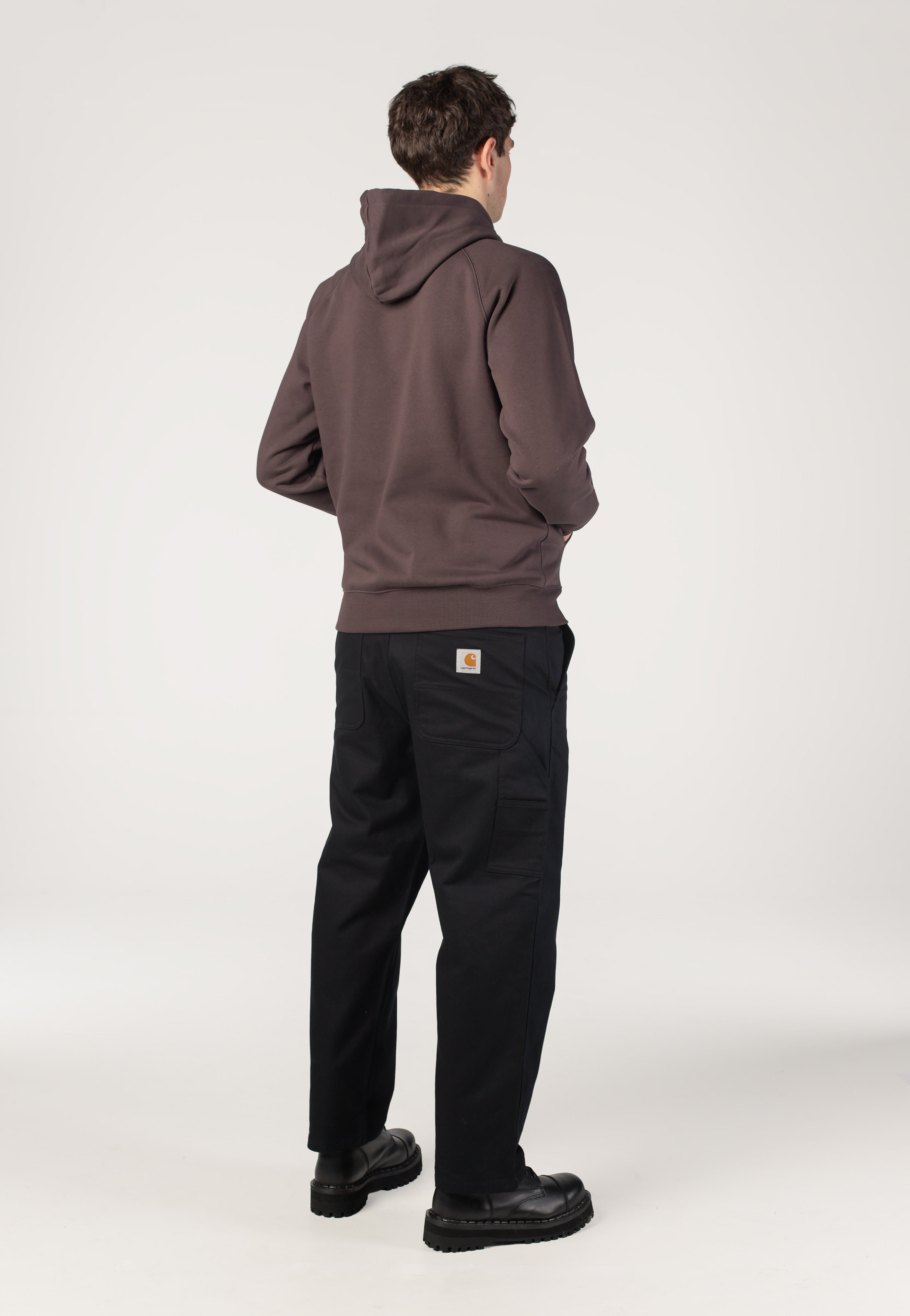 Carhartt WIP - Hooded Chase Shale/Gold - Hoodie | Men-Image