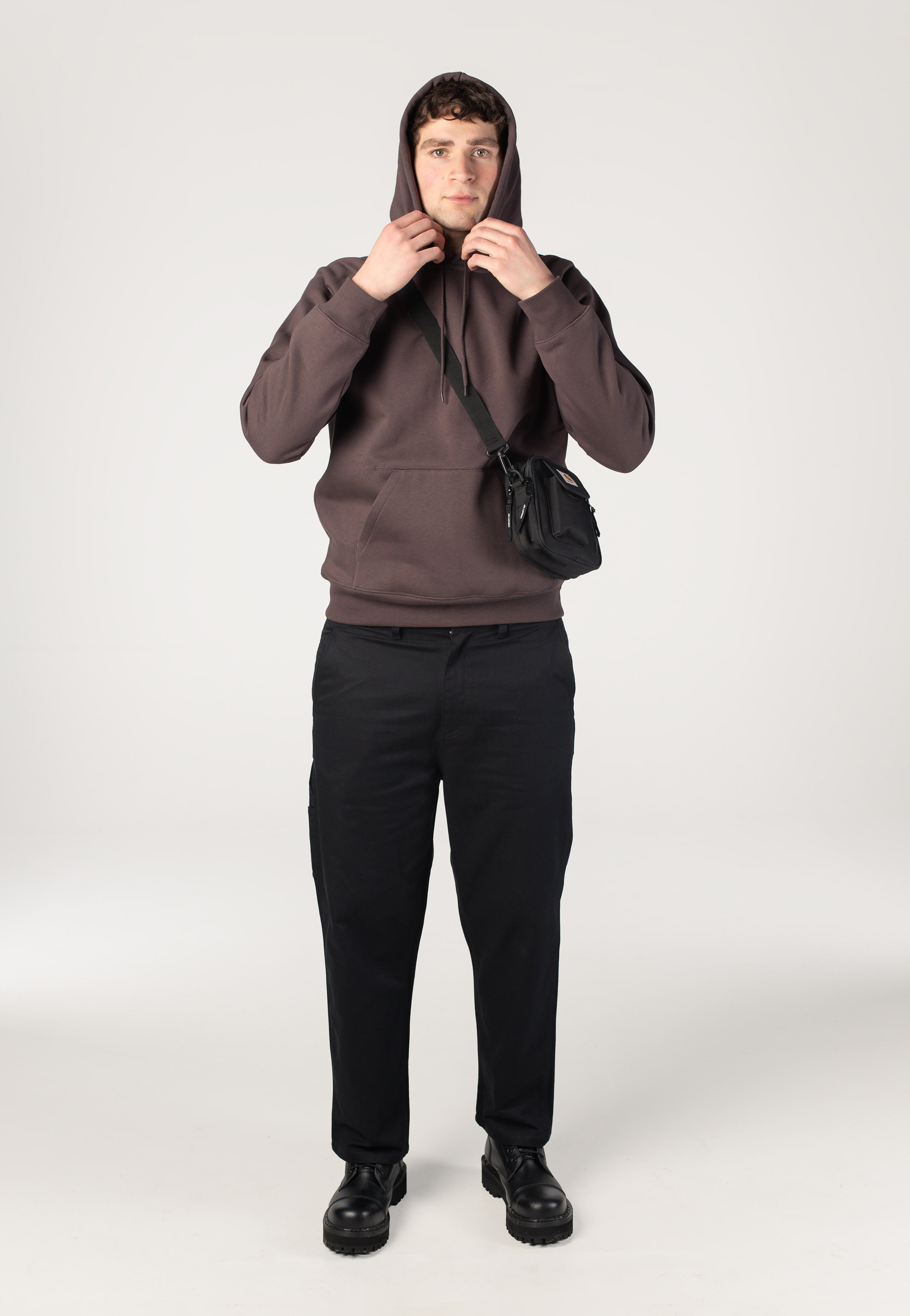 Carhartt WIP - Hooded Chase Shale/Gold - Hoodie | Men-Image