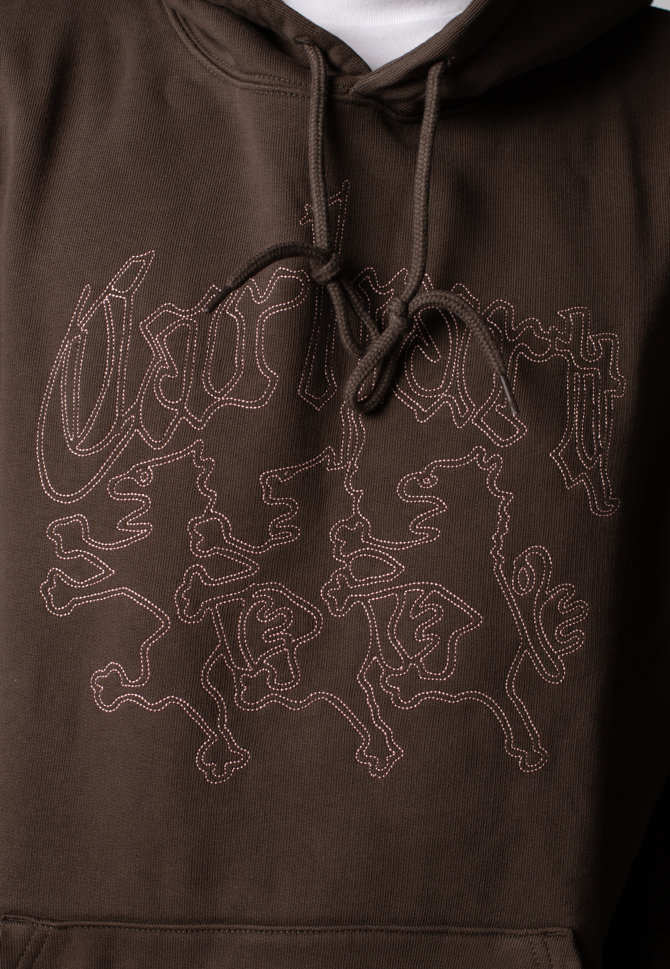 Carhartt WIP - Hooded Hackwork Vitola/Glassy Pink - Hoodie | Men-Image