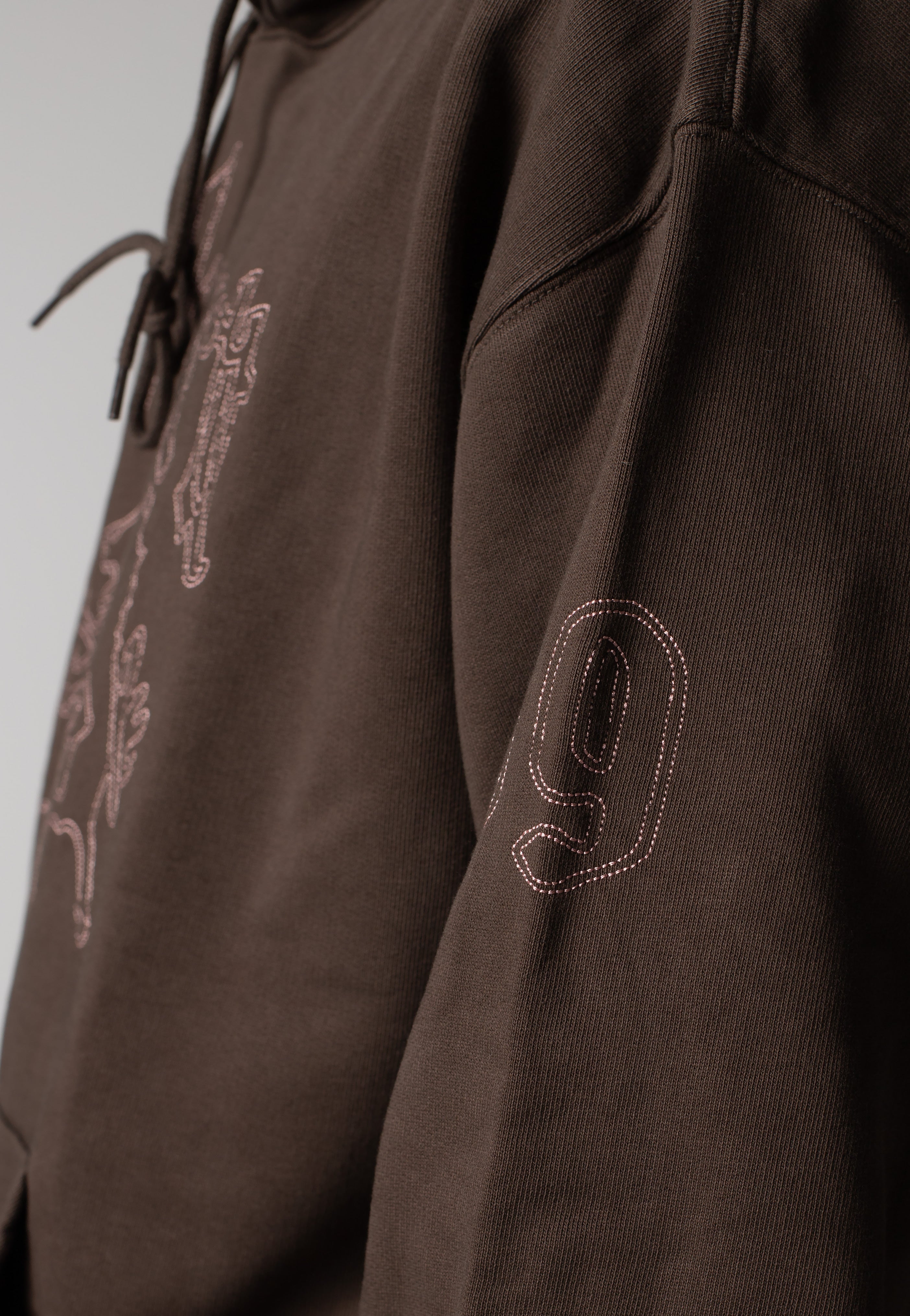 Carhartt WIP - Hooded Hackwork Vitola/Glassy Pink - Hoodie | Men-Image