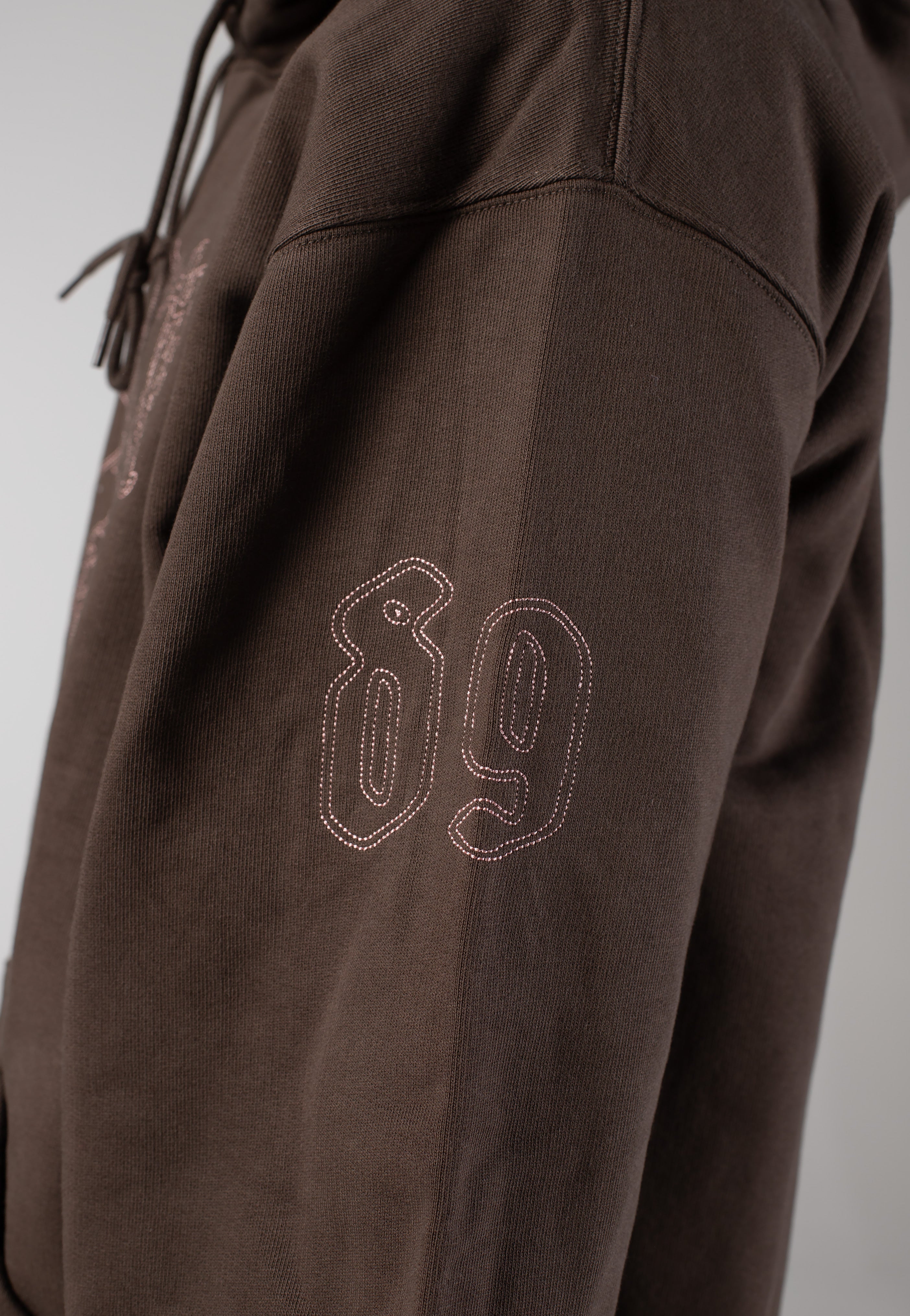 Carhartt WIP - Hooded Hackwork Vitola/Glassy Pink - Hoodie | Men-Image