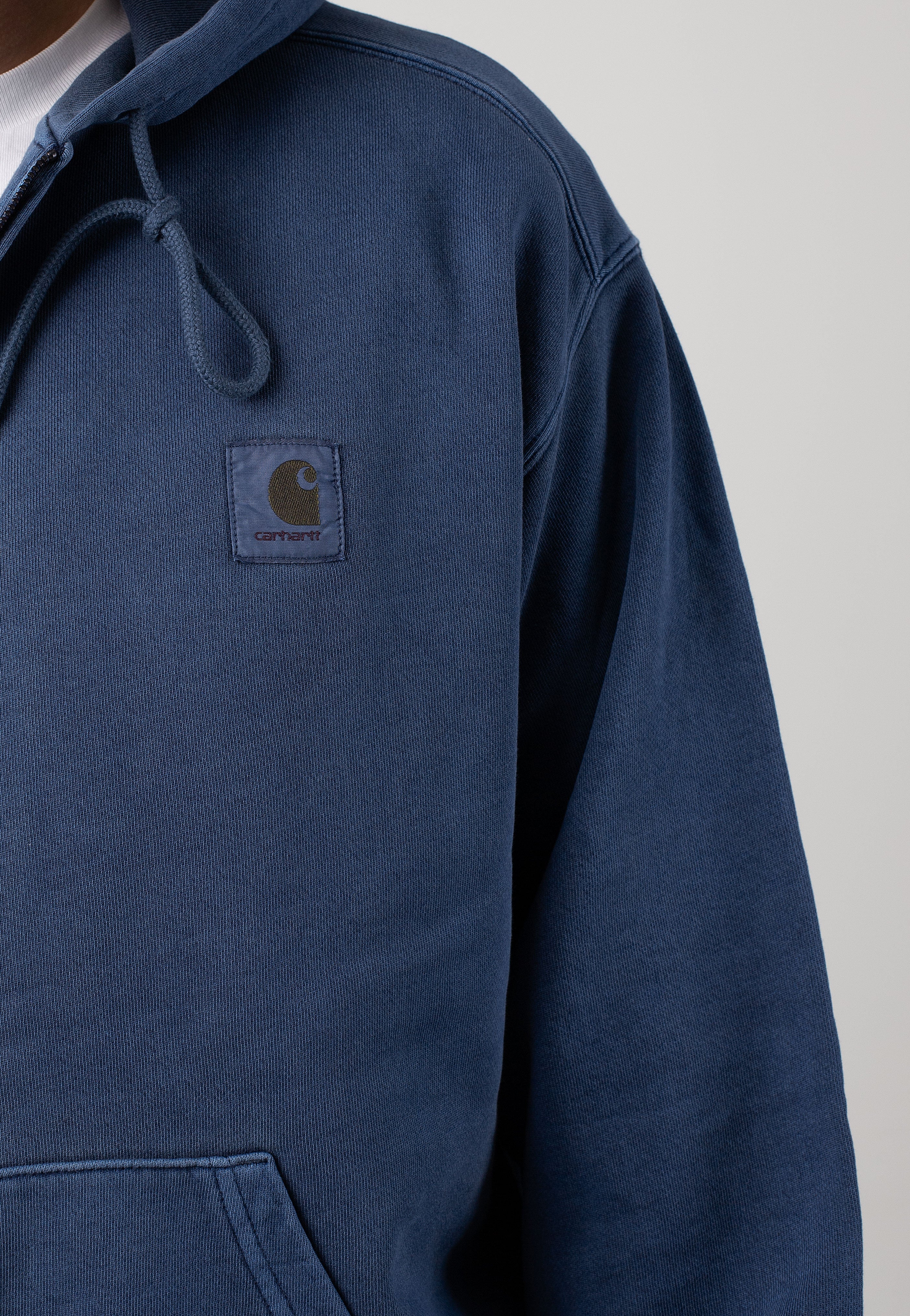 Carhartt WIP - Hooded Nelson Garment Dyed Elder - Zipper | Men-Image