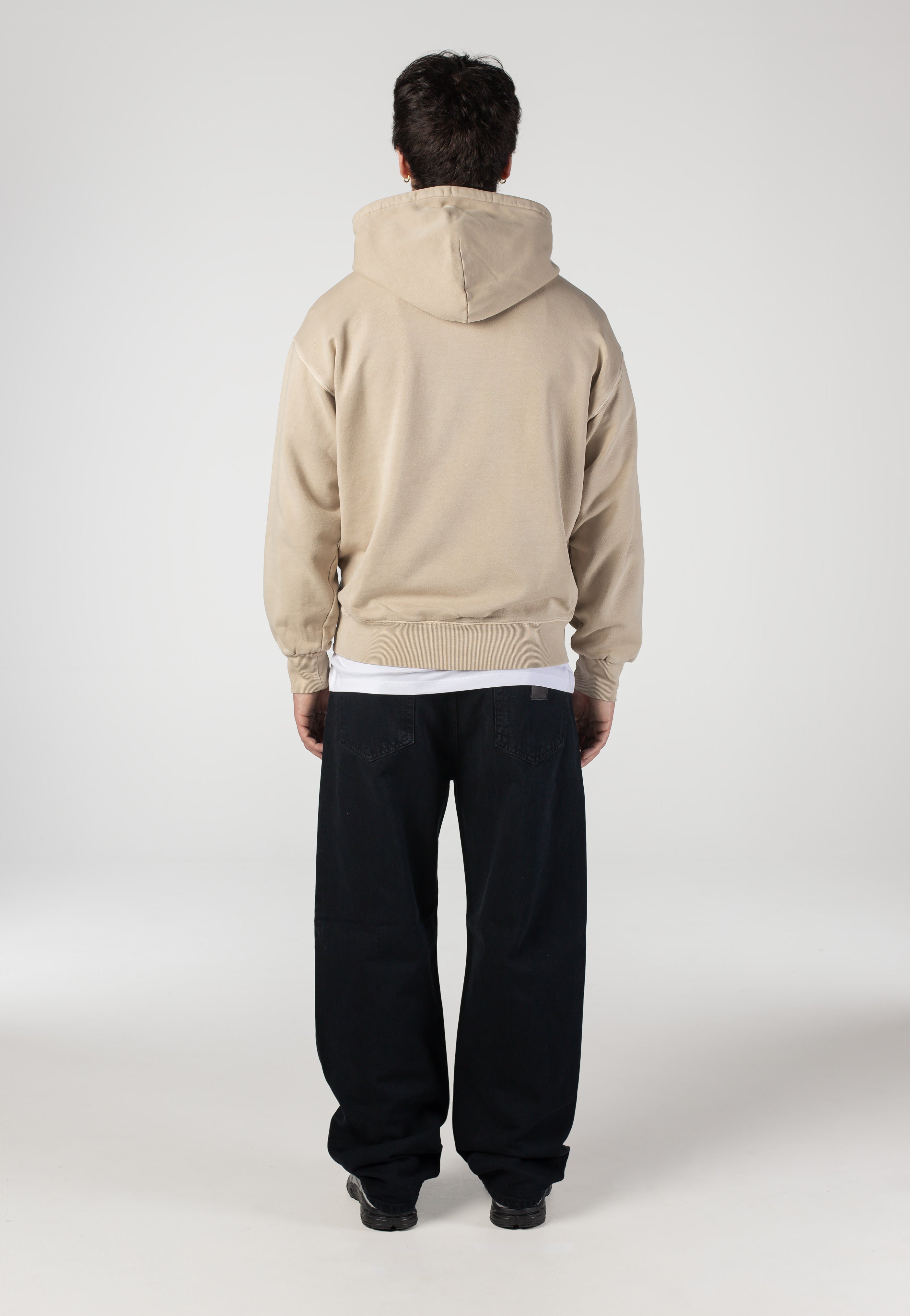 Carhartt WIP - Hooded Nelson Garment Dyed Fleur De Sel - Hoodie | Men-Image