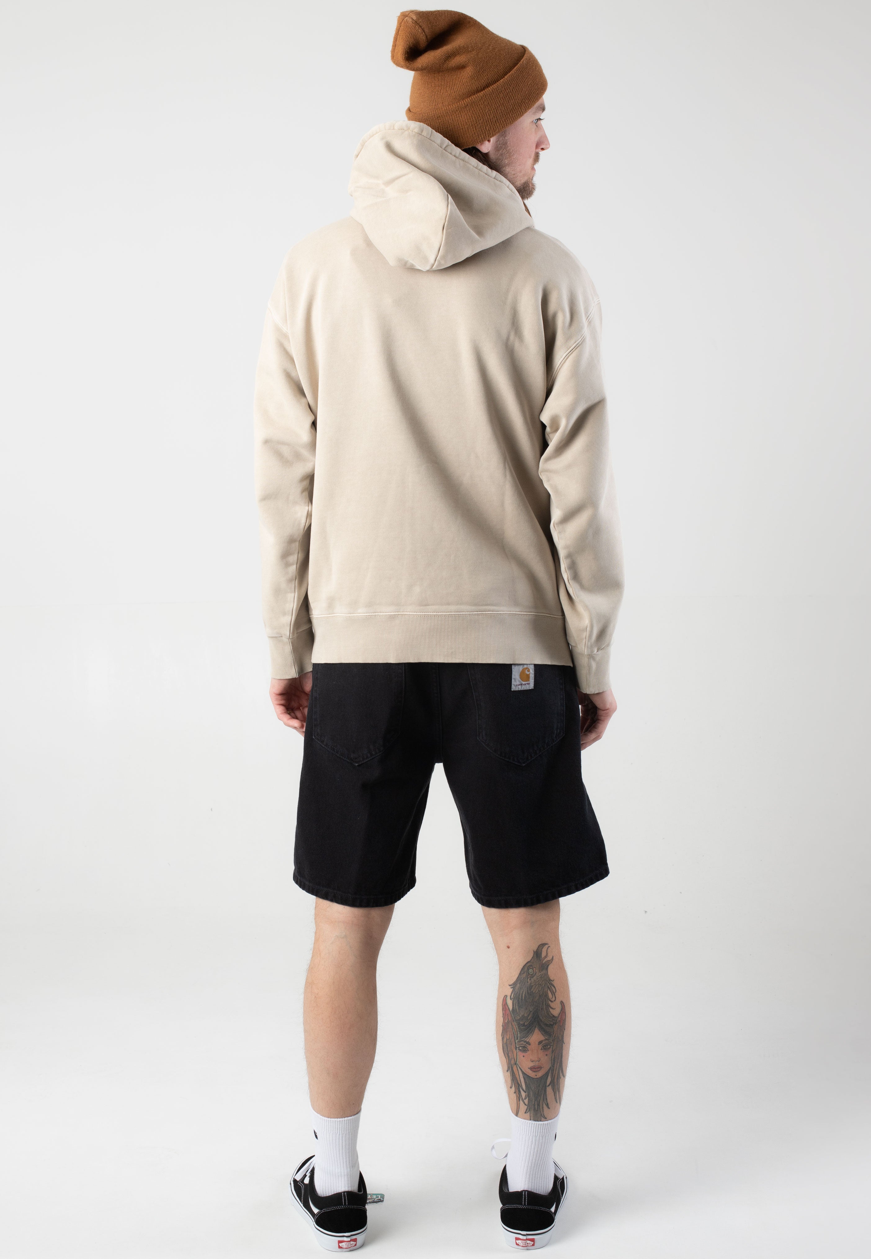 Carhartt WIP - Hooded Nelson Garment Dyed Fleur De Sel - Hoodie | Men-Image