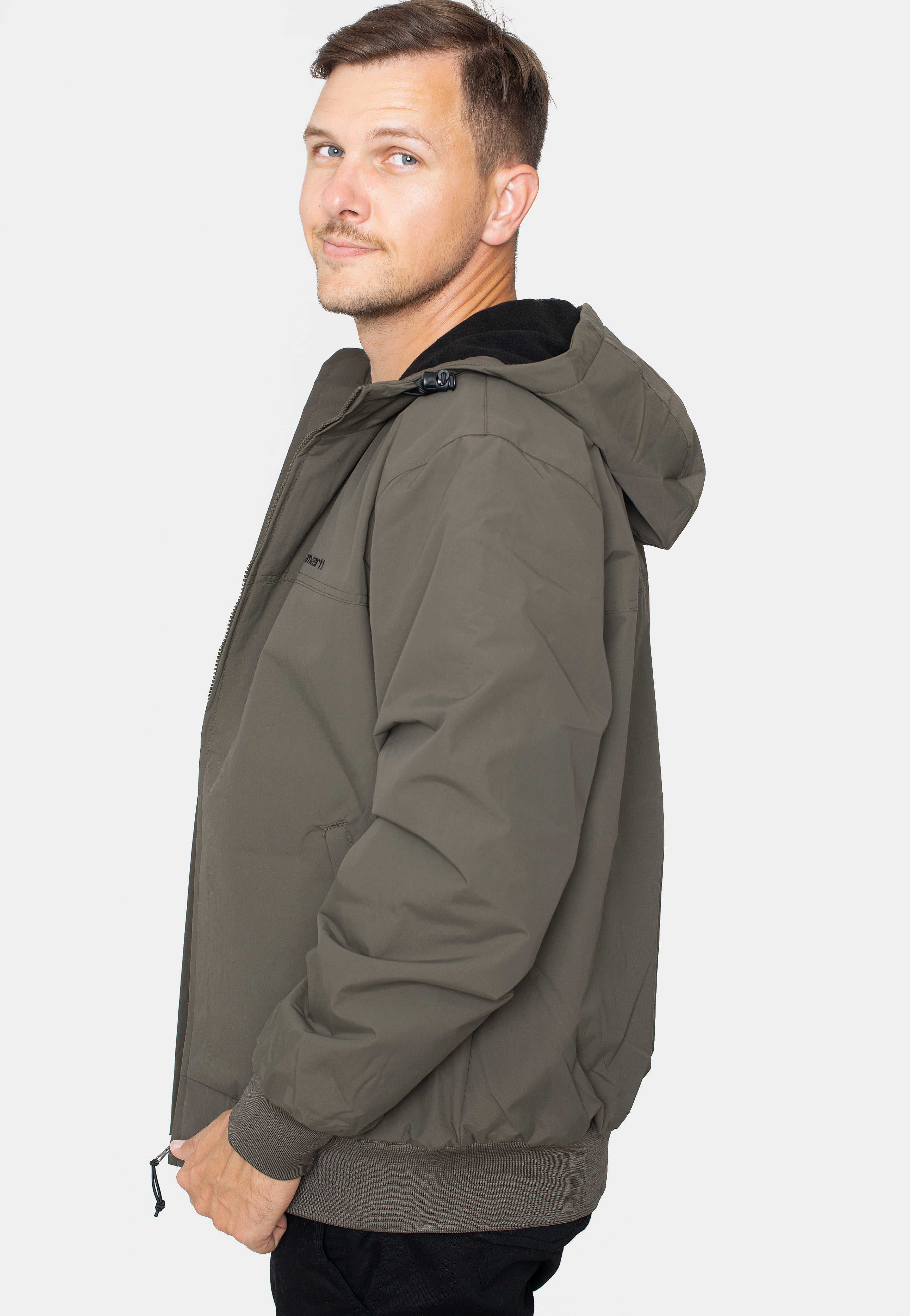 Carhartt WIP - Hooded Sail Cypress/Black - Jacket | Men-Image