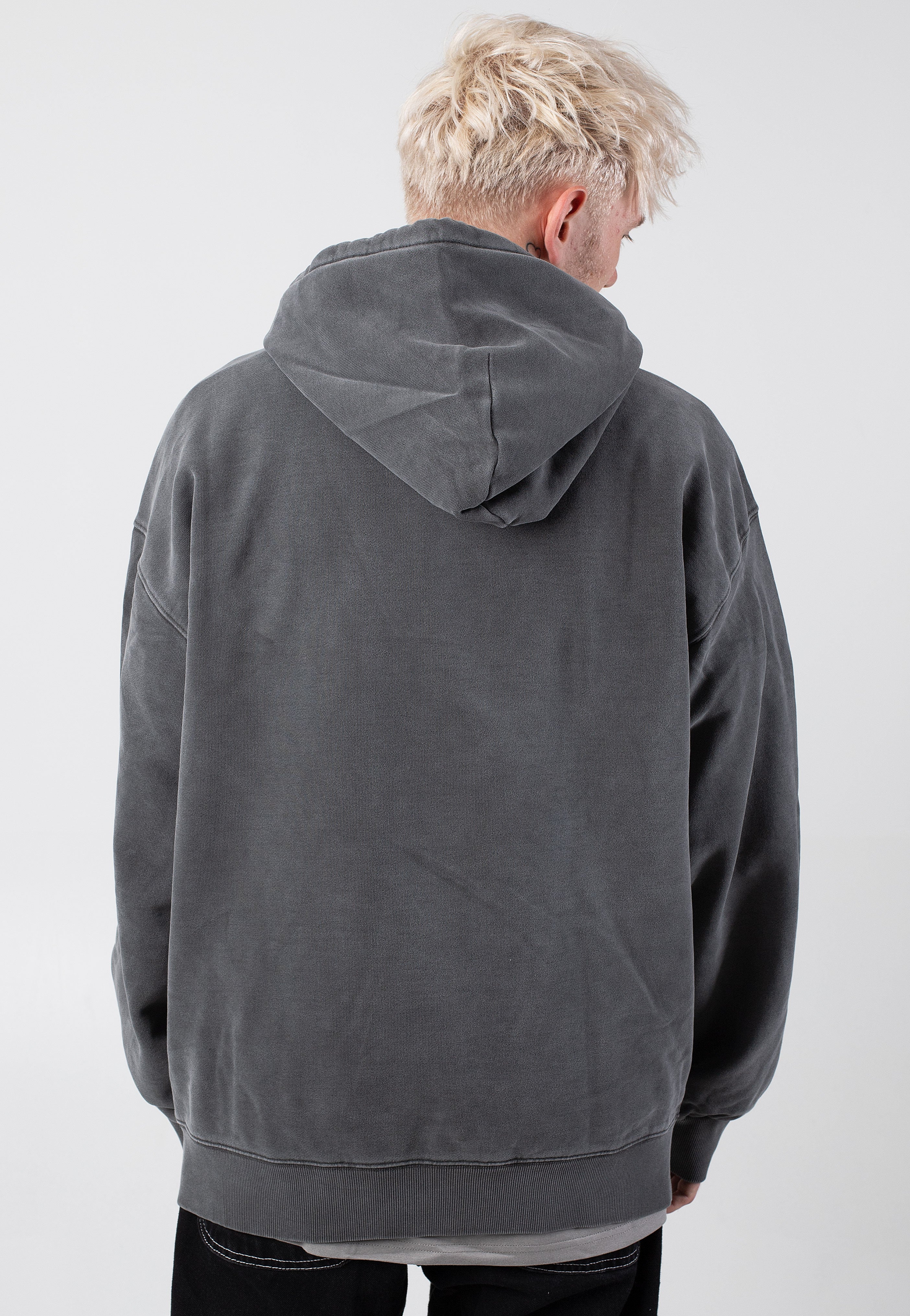 Carhartt WIP - Hooded Vista Garment Dyed Graphite - Hoodie | Impericon