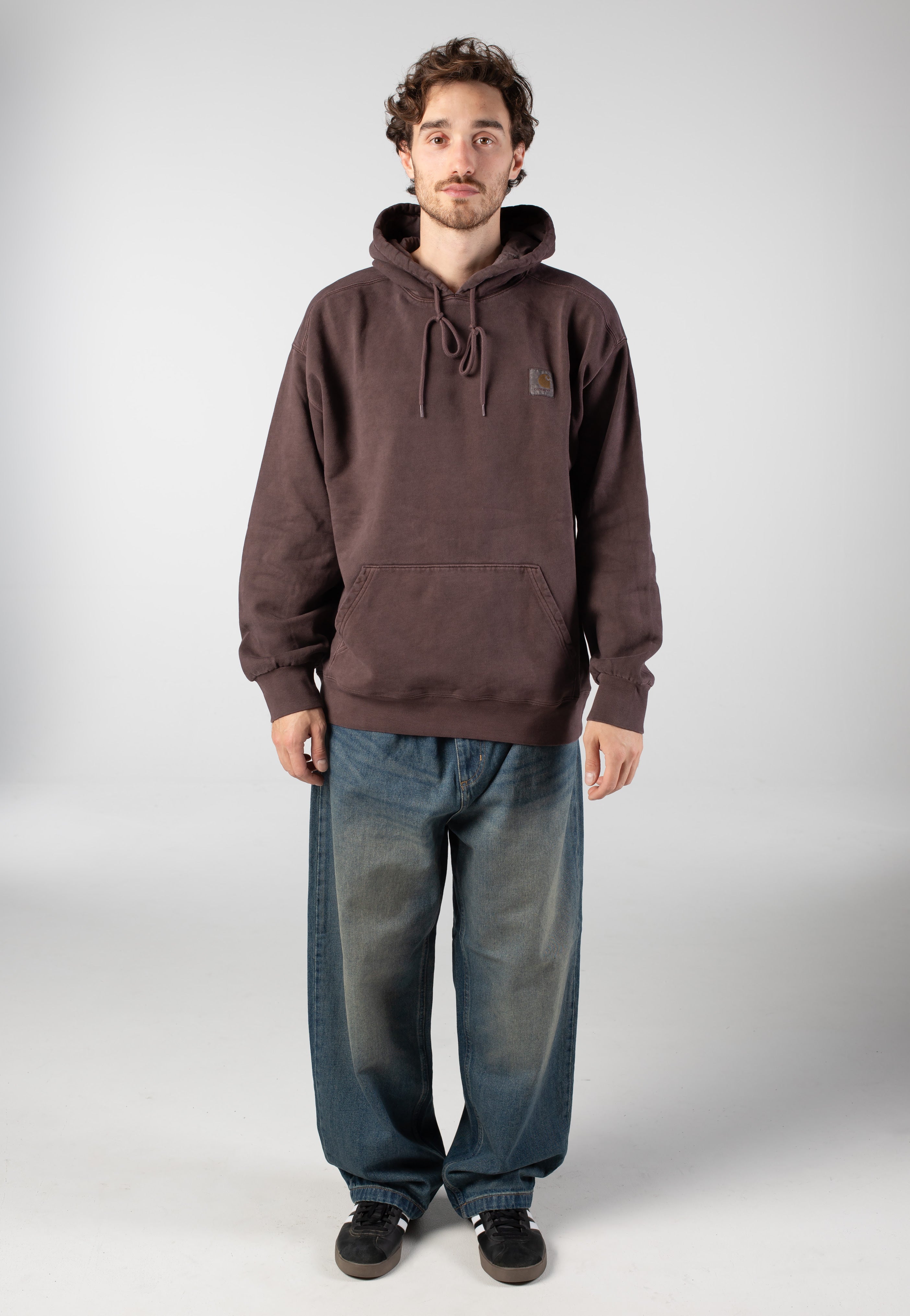 Carhartt WIP - Hooded Vista Garment Dyed Palisander - Hoodie | Men-Image