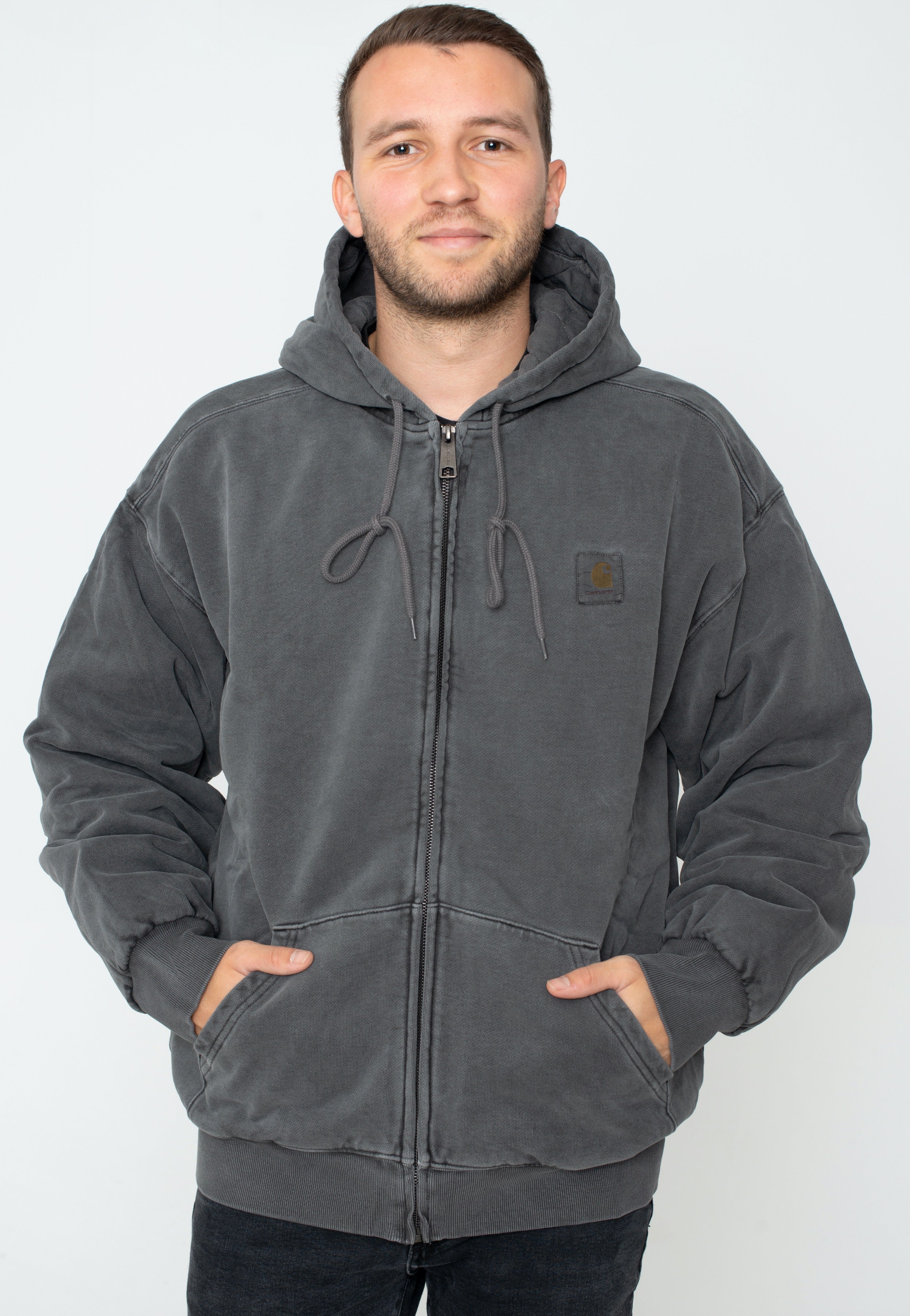 Carhartt WIP - Hooded Vista Garment Dyed Vulcan - Jacket | Men-Image