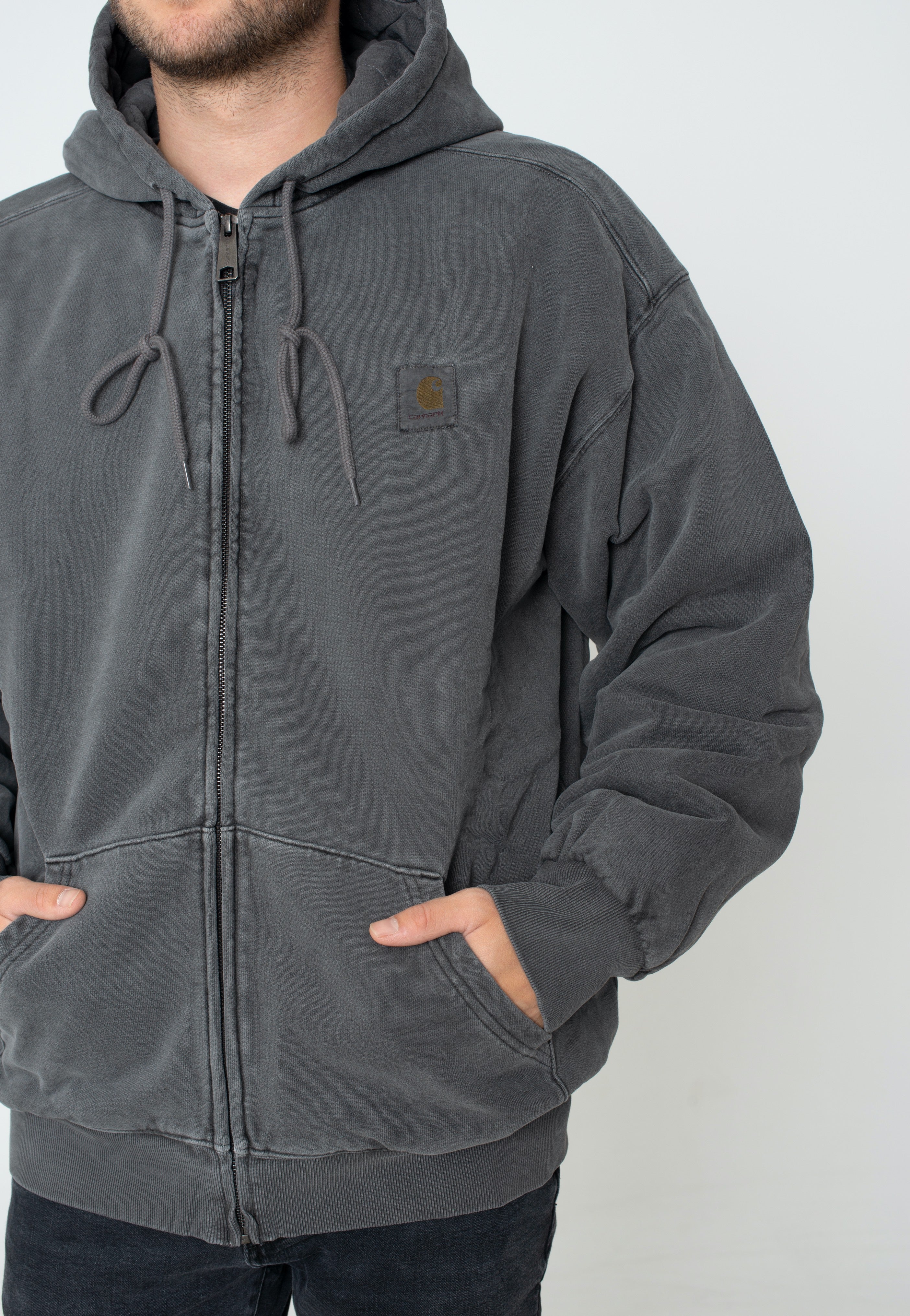 Carhartt WIP - Hooded Vista Garment Dyed Vulcan - Jacket | Men-Image