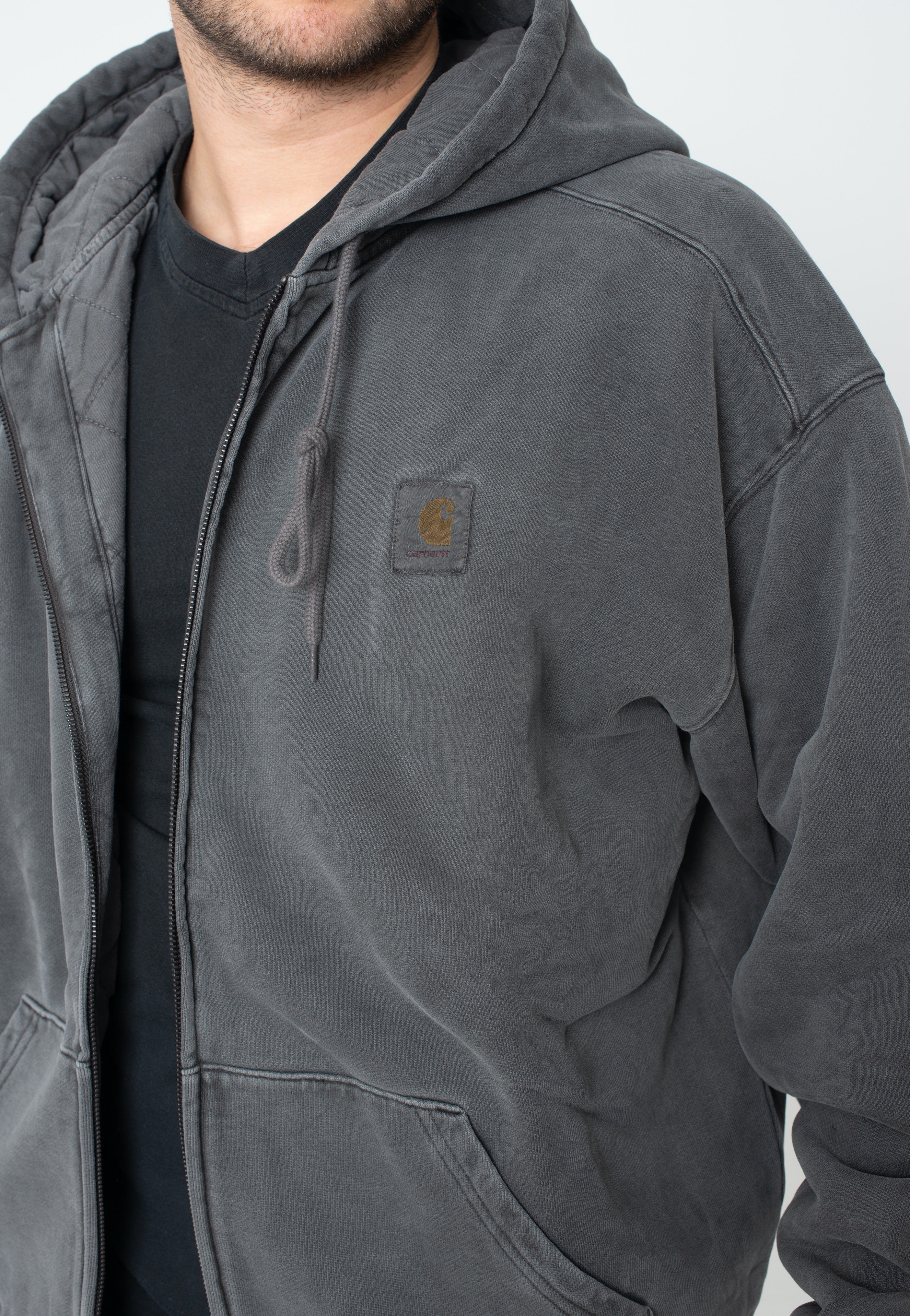 Carhartt WIP - Hooded Vista Garment Dyed Vulcan - Jacket | Men-Image