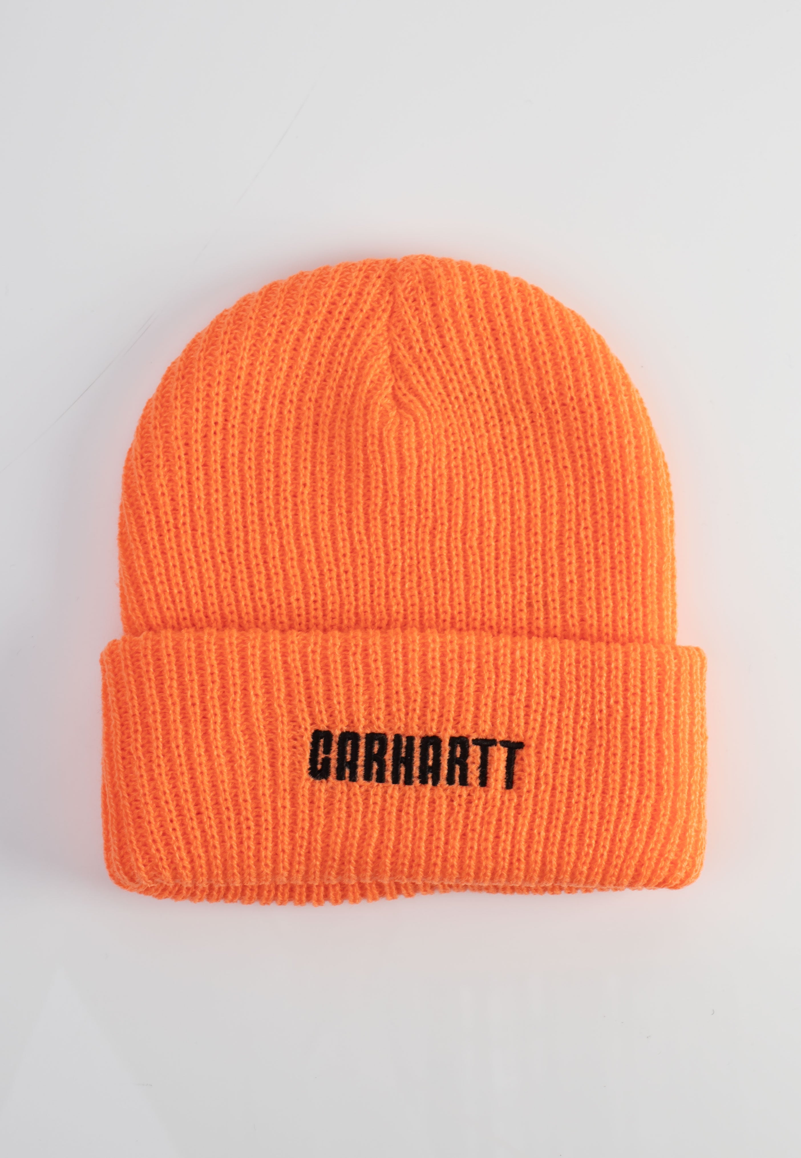 Carhartt WIP - Industry Lumo Orange/Black - Beanie | Neutral-Image