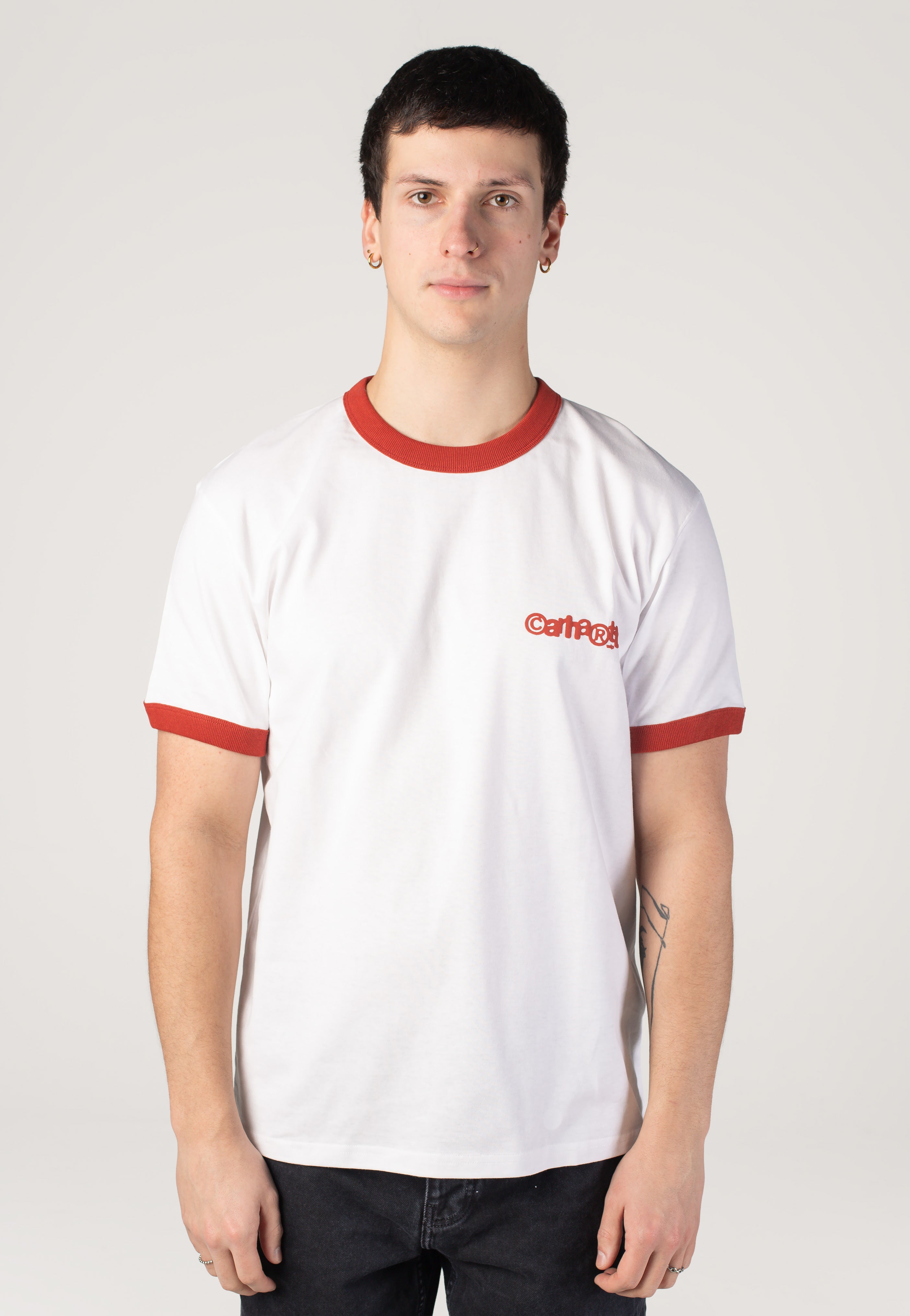 Carhartt WIP - IP Ringer White/Red/Red - T-Shirt | Men-Image