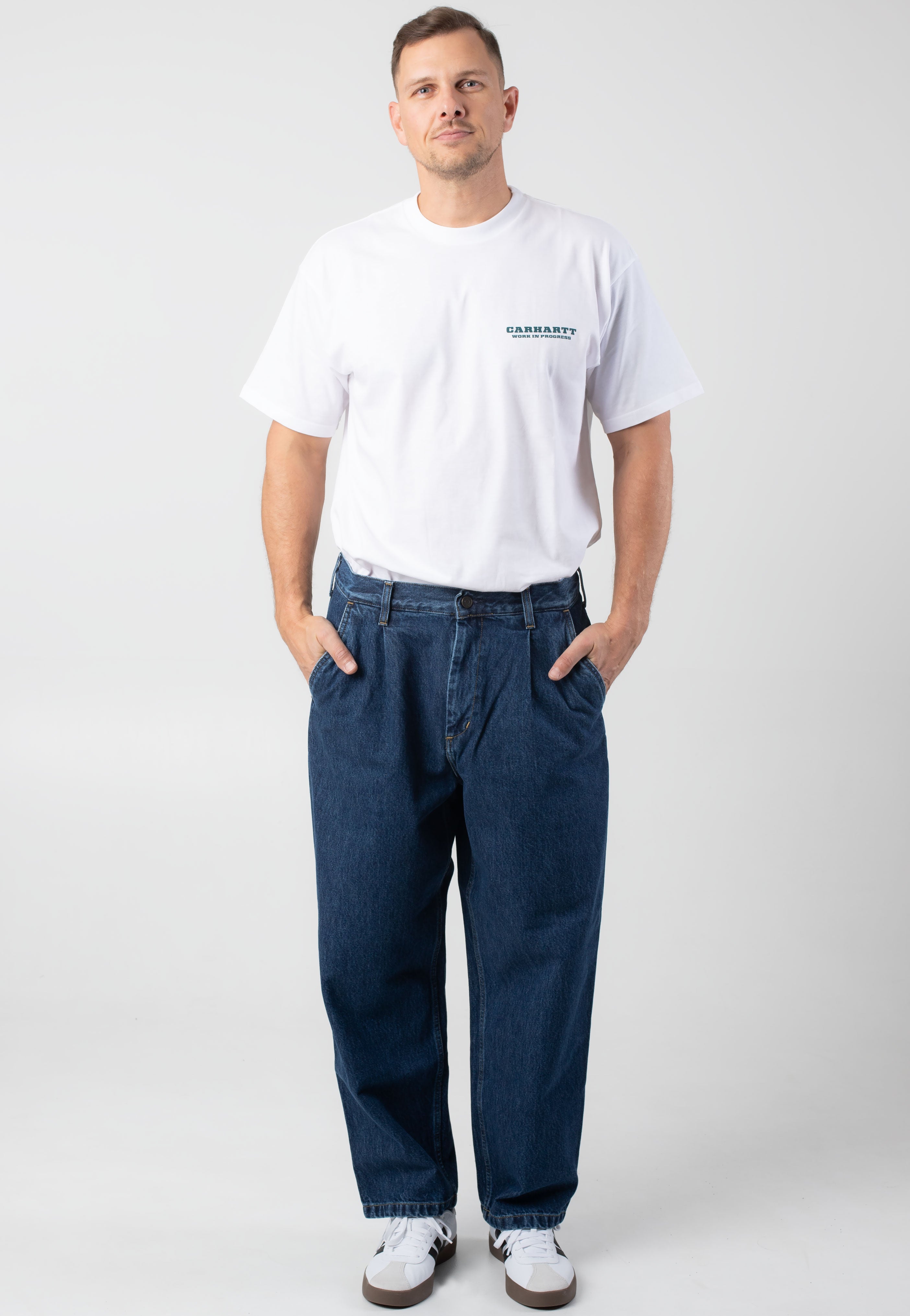 Carhartt WIP - Jace Stone Washed Blue - Pants | Impericon