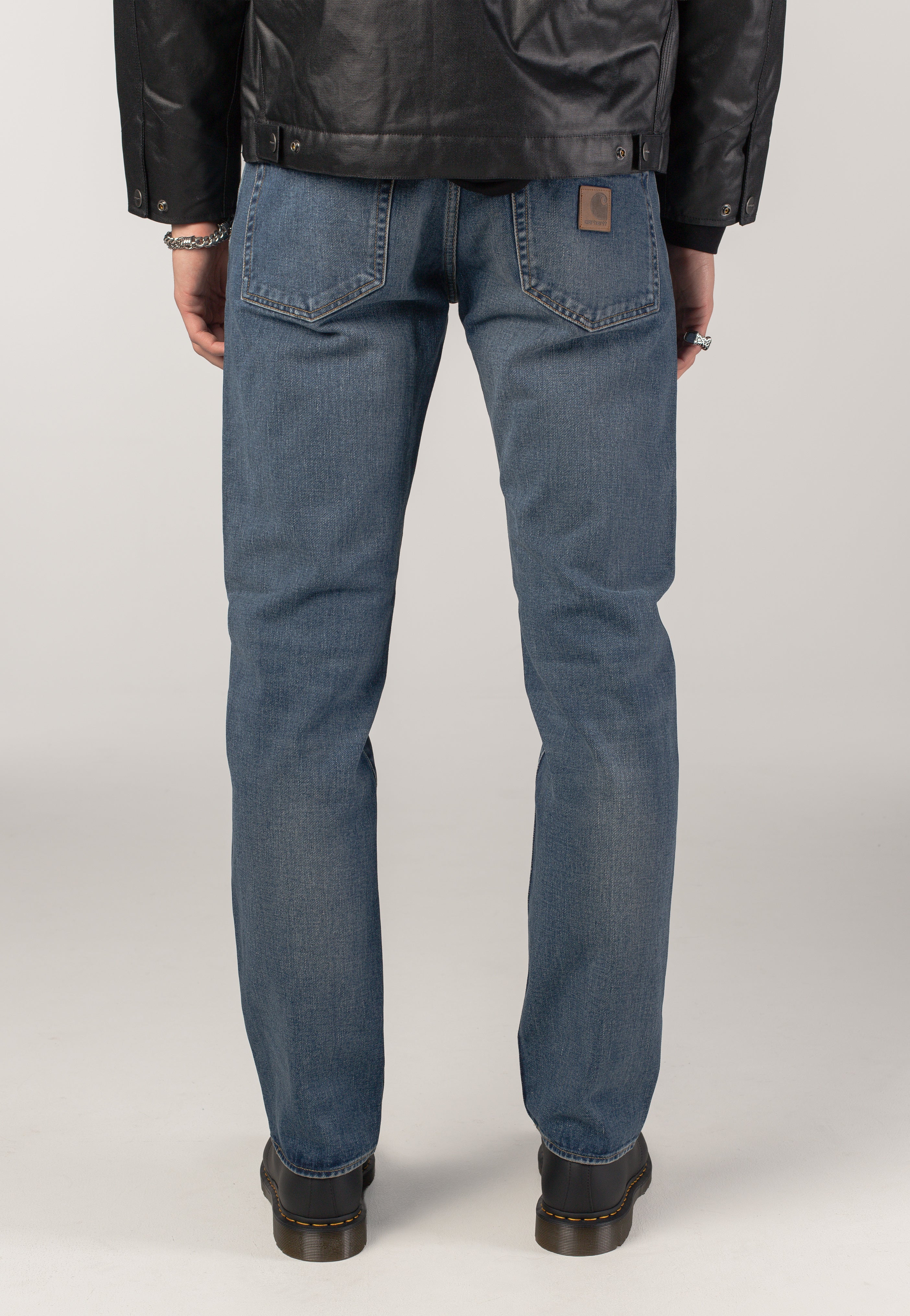 Carhartt WIP - Klondike Dark Used Wash Blue - Jeans | Men-Image