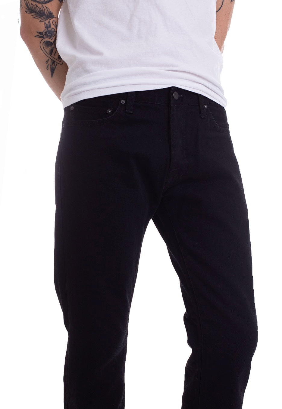 Carhartt WIP - Klondike Maitland Black Rinsed - Jeans | Men-Image