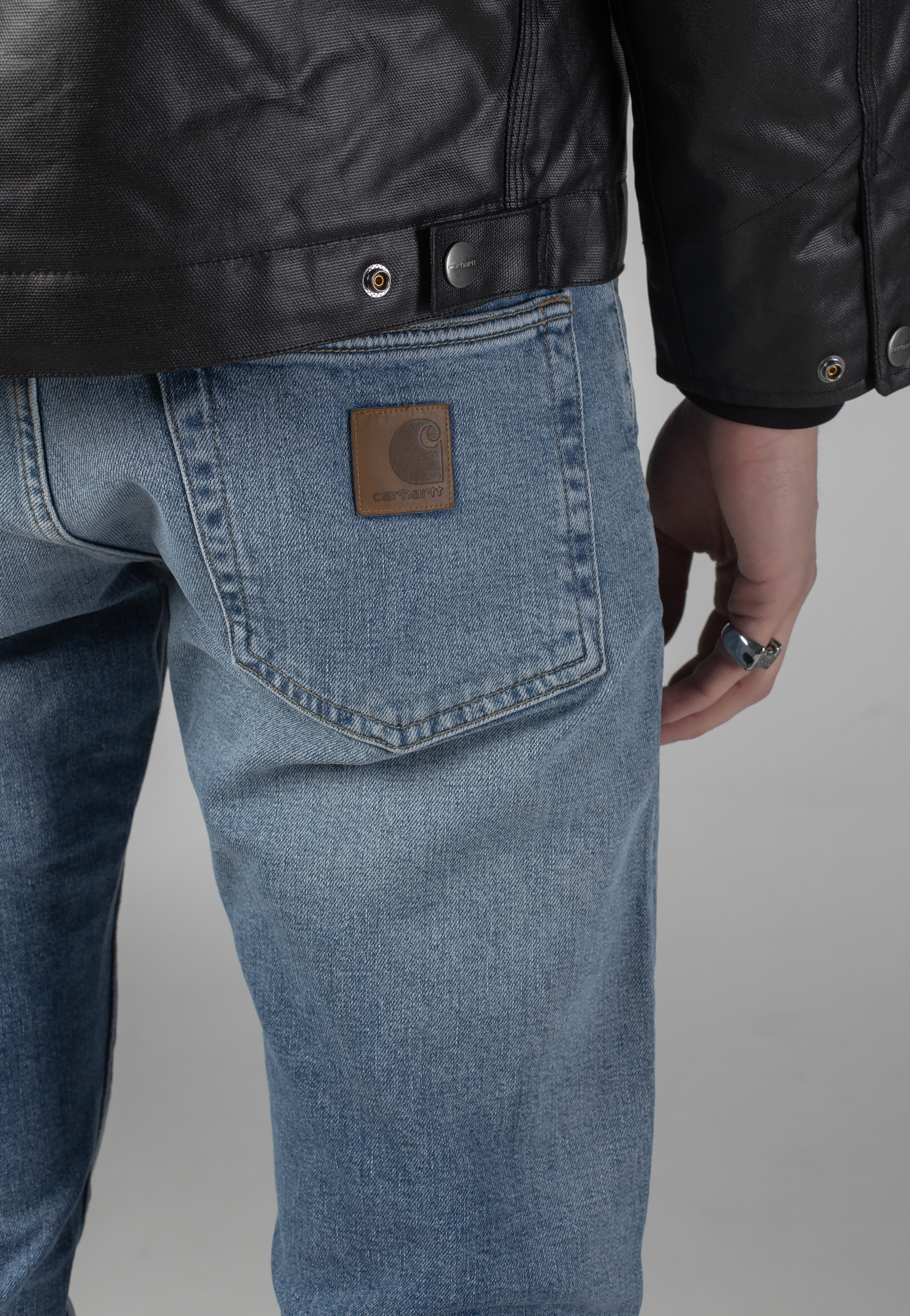 Carhartt WIP - Klondike Mills Blue Worn Bleached - Jeans | Men-Image