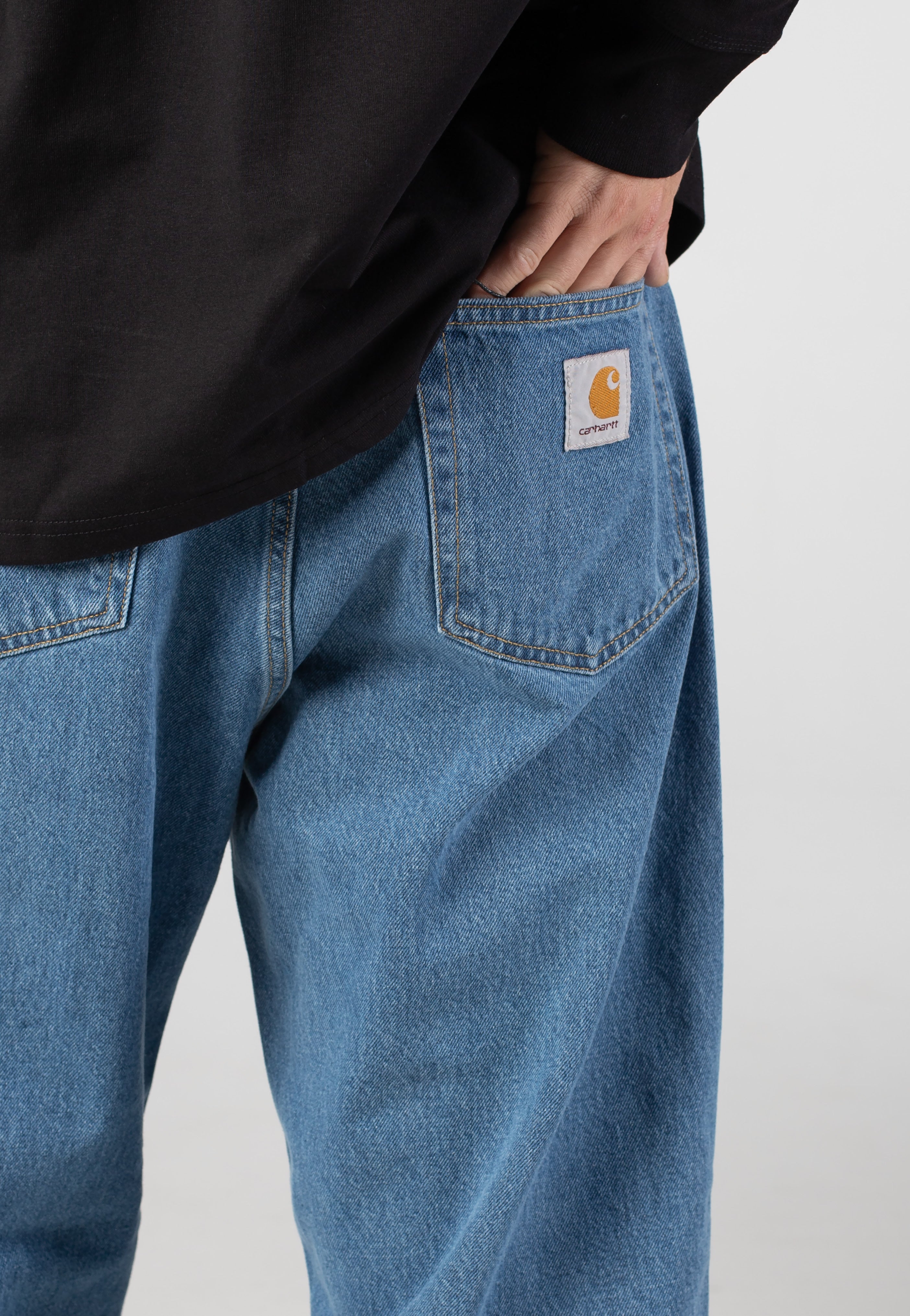 Carhartt WIP - Landon Heavy Stone Wash Blue - Jeans | Men-Image