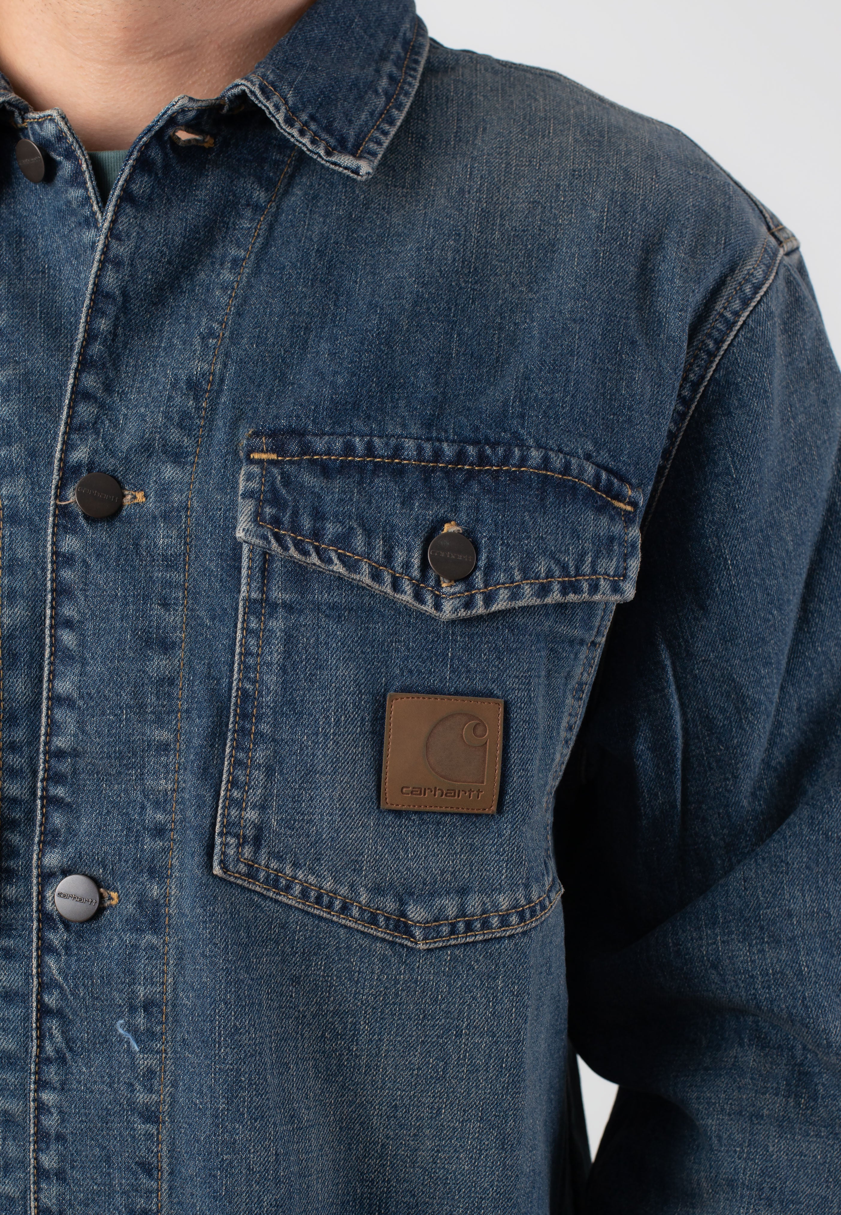 Carhartt WIP - Lincoln Worn Used Wash Blue - Jacket | Men-Image