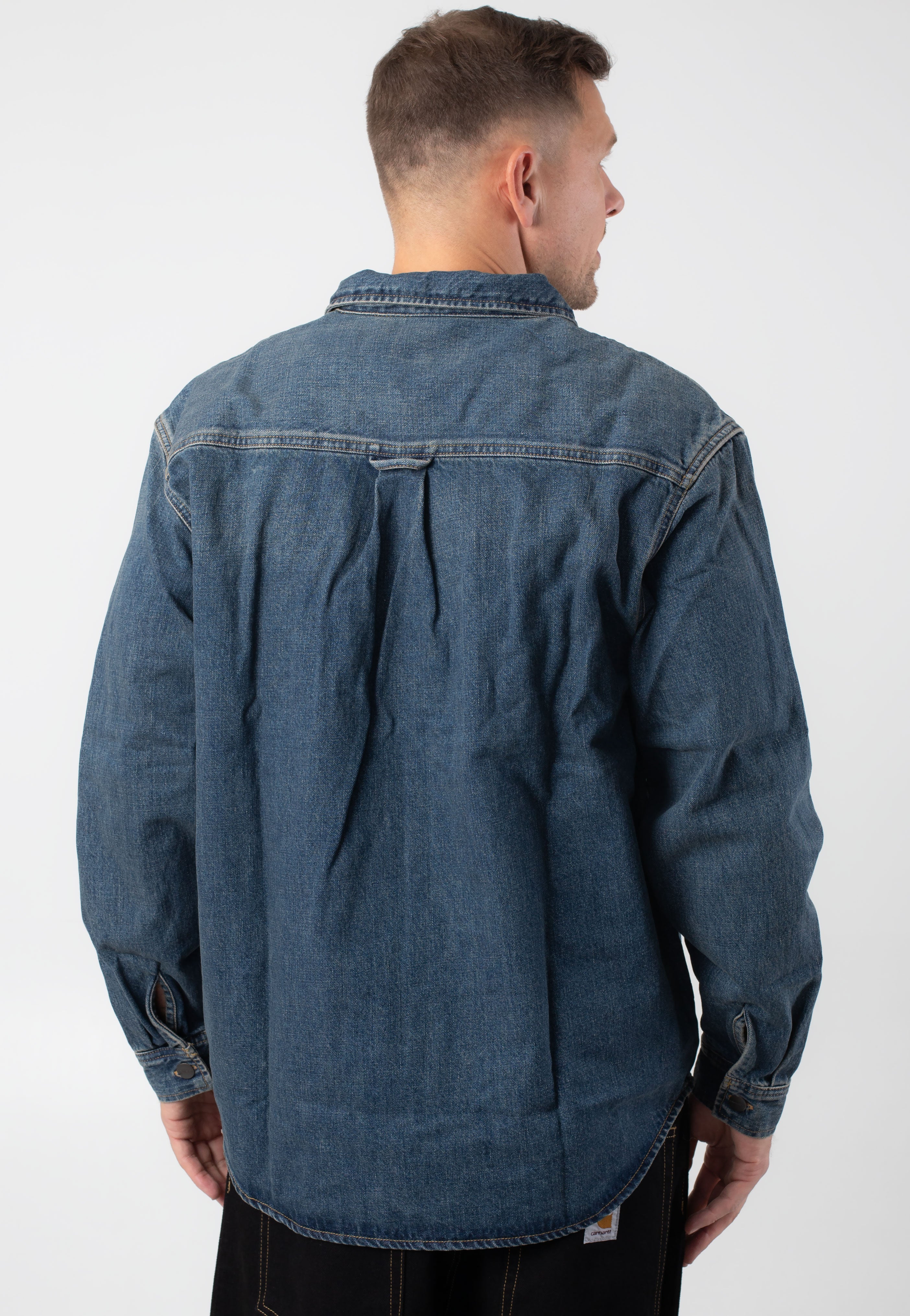 Carhartt WIP - Lincoln Worn Used Wash Blue - Jacket | Men-Image