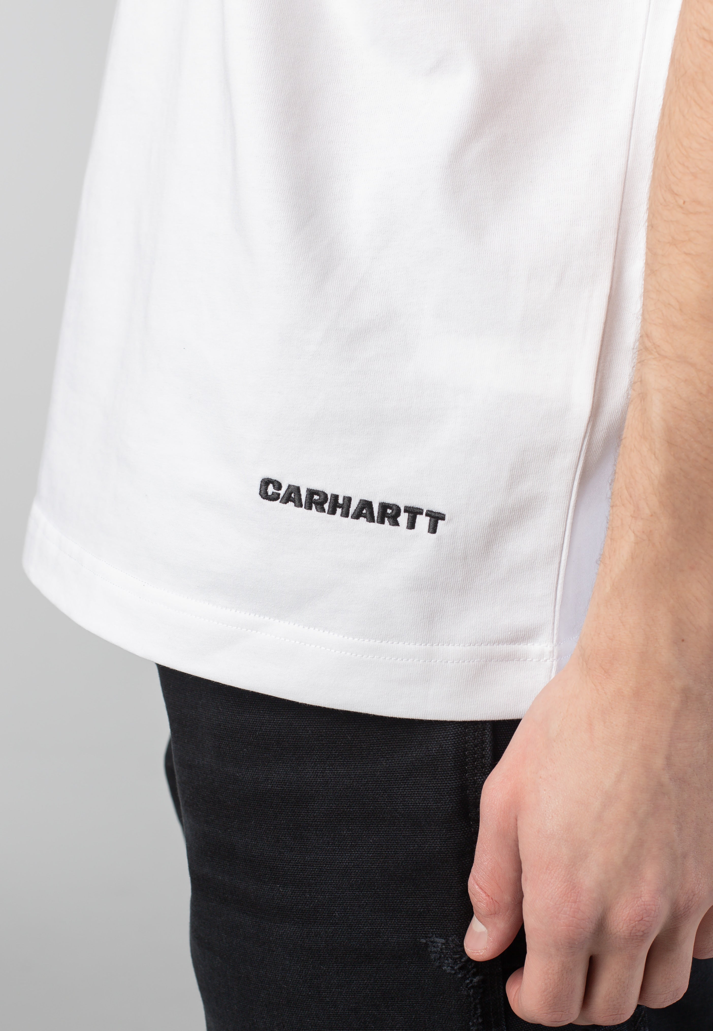 Carhartt WIP - Link Script White/Black - T-Shirt | Men-Image