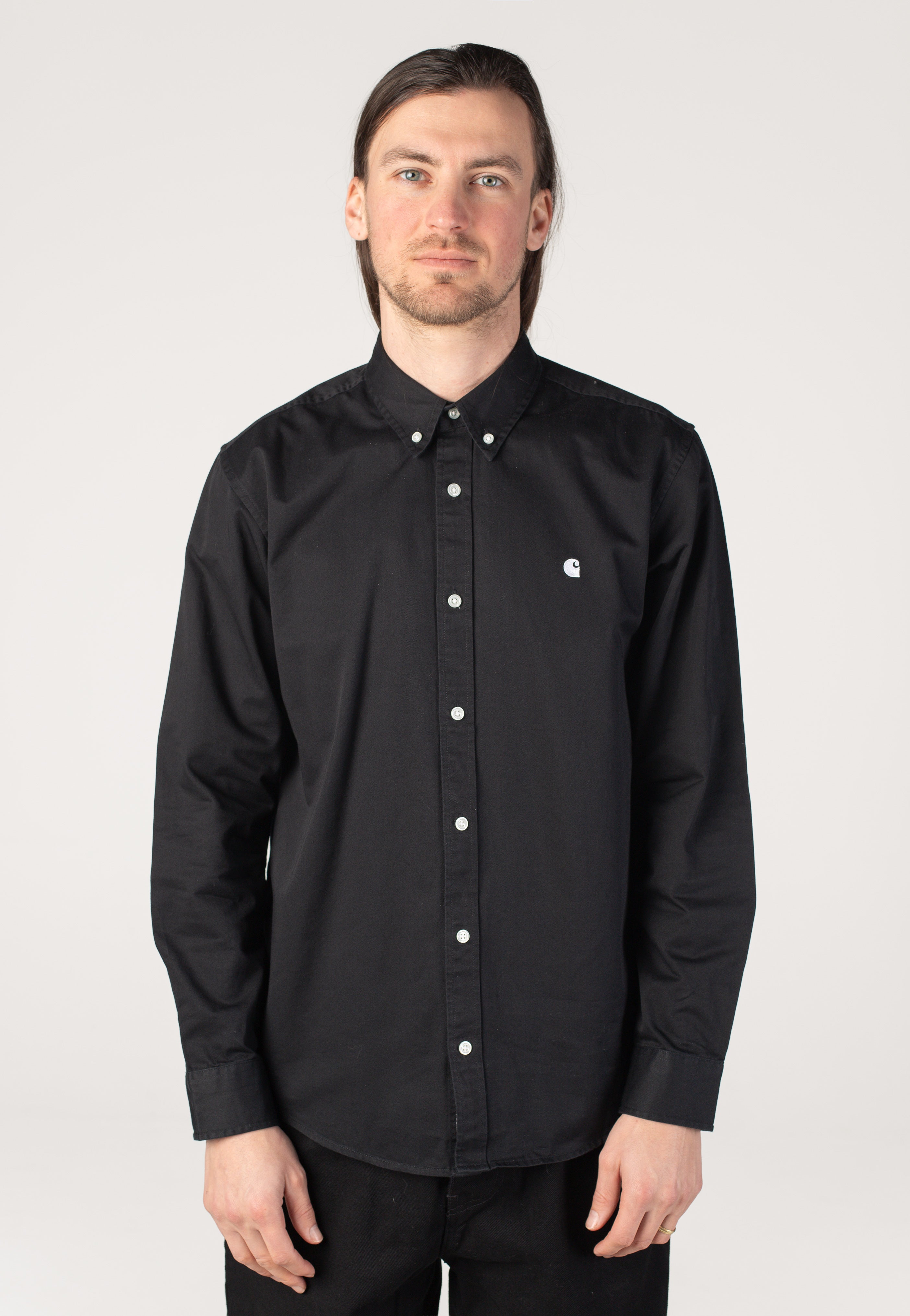 Carhartt WIP - Madison Black/White - Shirt | Men-Image