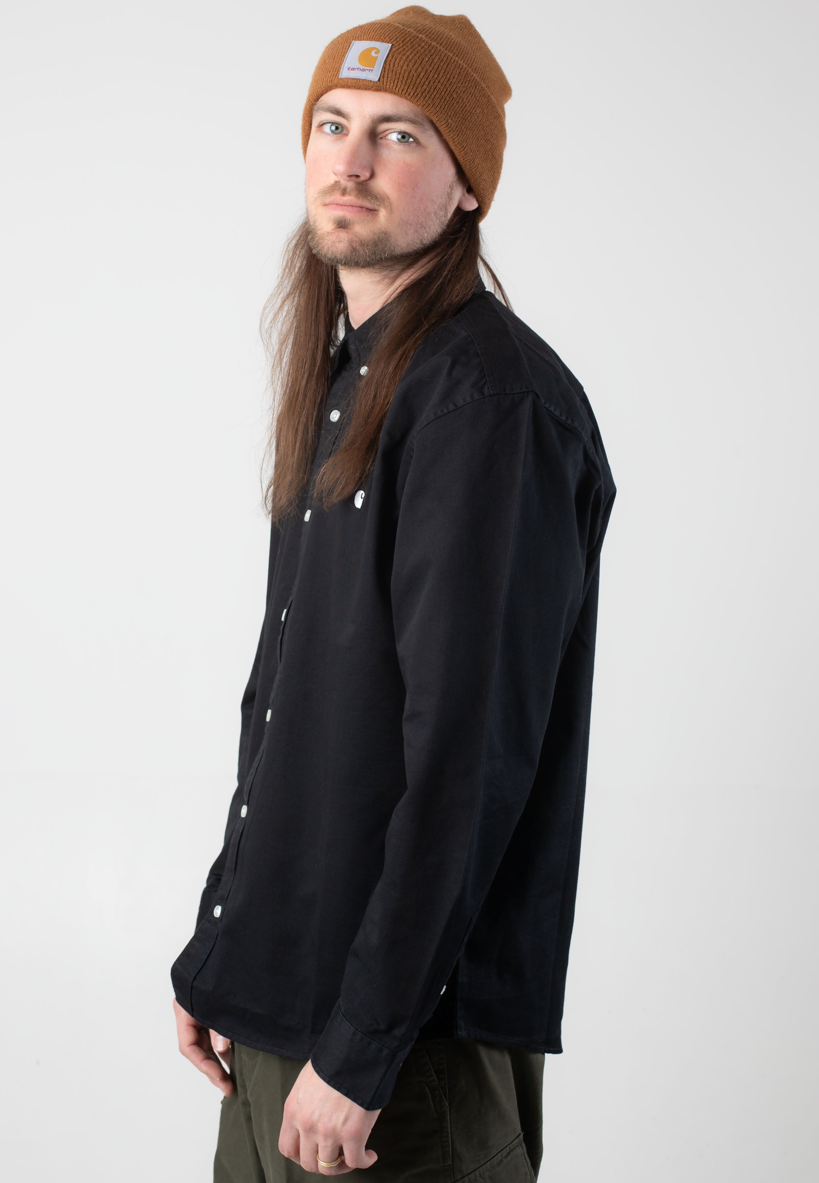 Carhartt WIP - Madison Black/White - Shirt | Men-Image