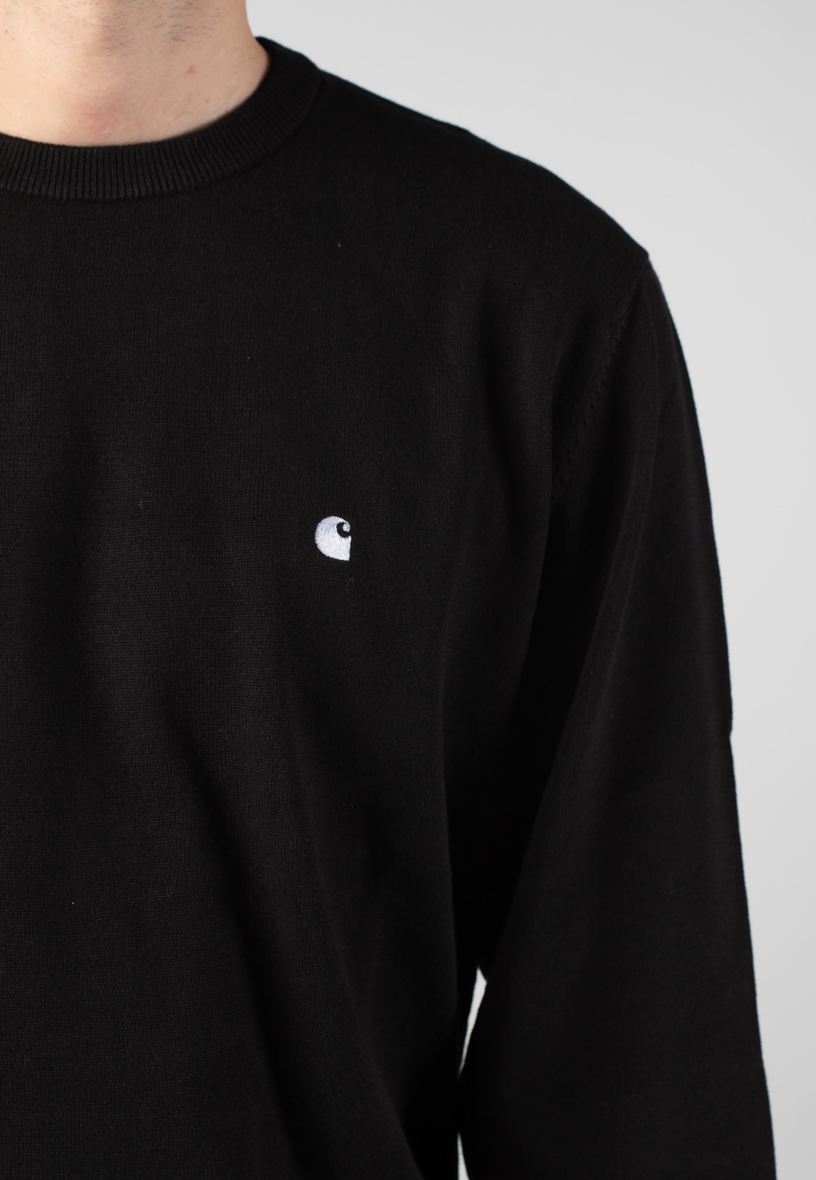 Carhartt WIP - Madison Black/White - Sweater | Men-Image