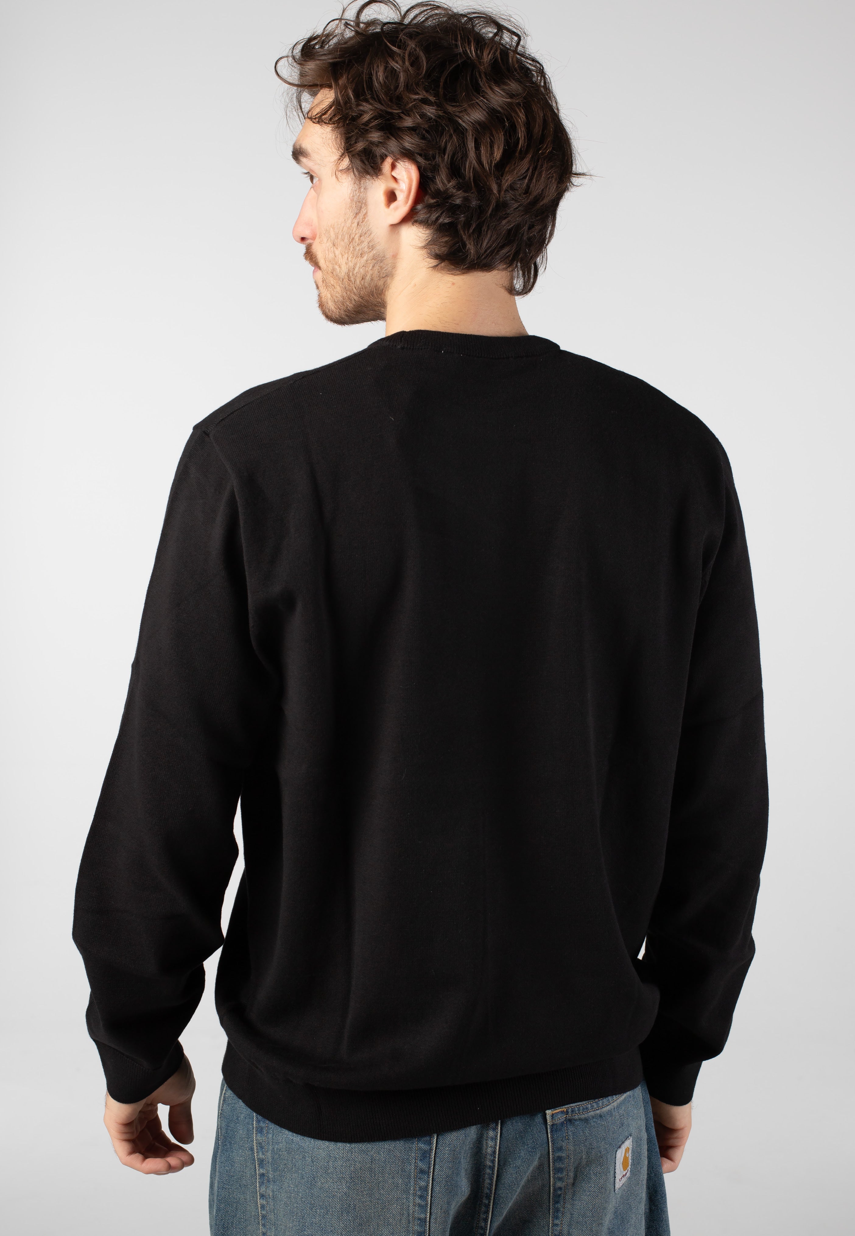 Carhartt WIP - Madison Black/White - Sweater | Men-Image