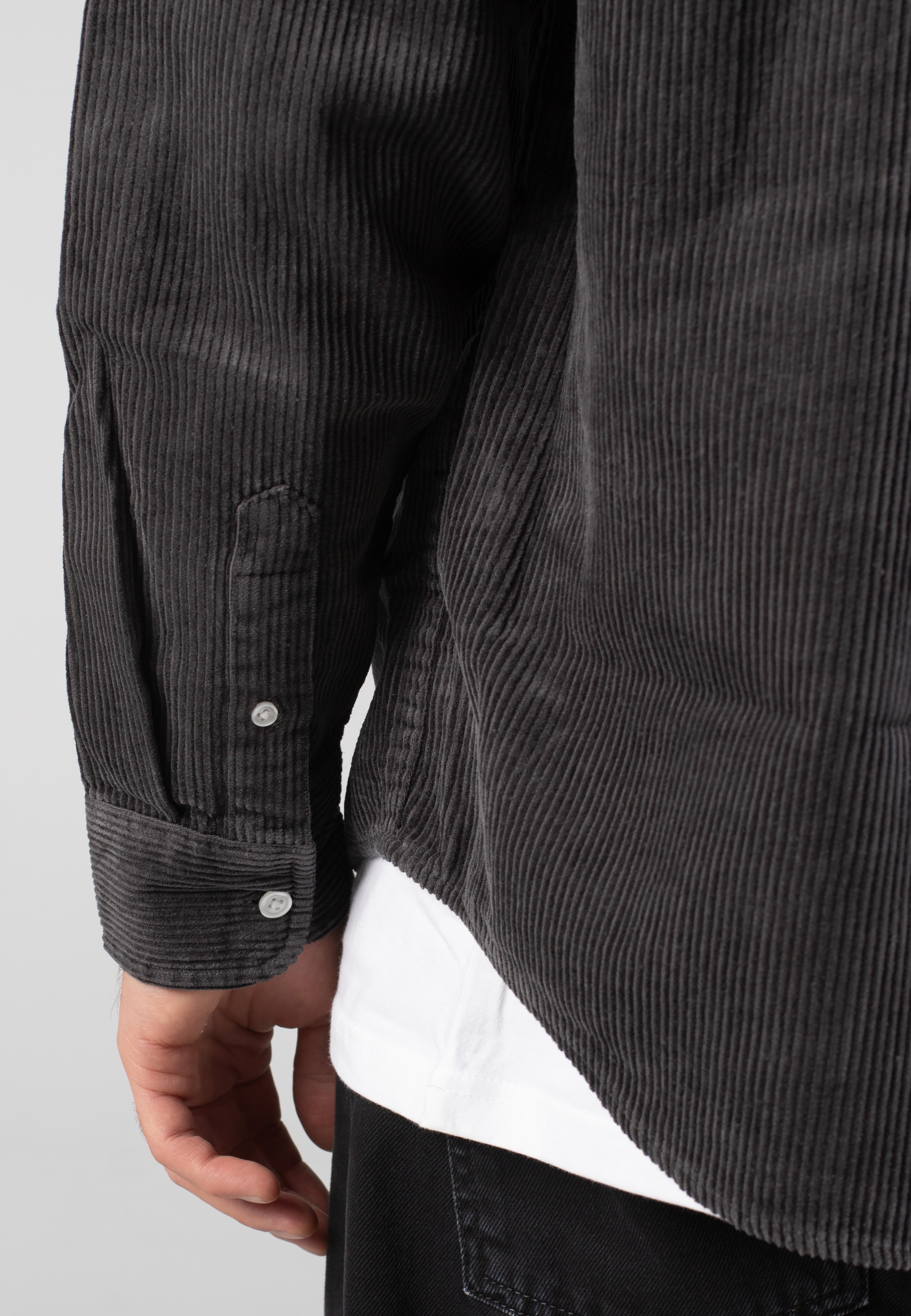 Carhartt WIP - Madison Cord Graphite/Graphite - Shirt | Men-Image
