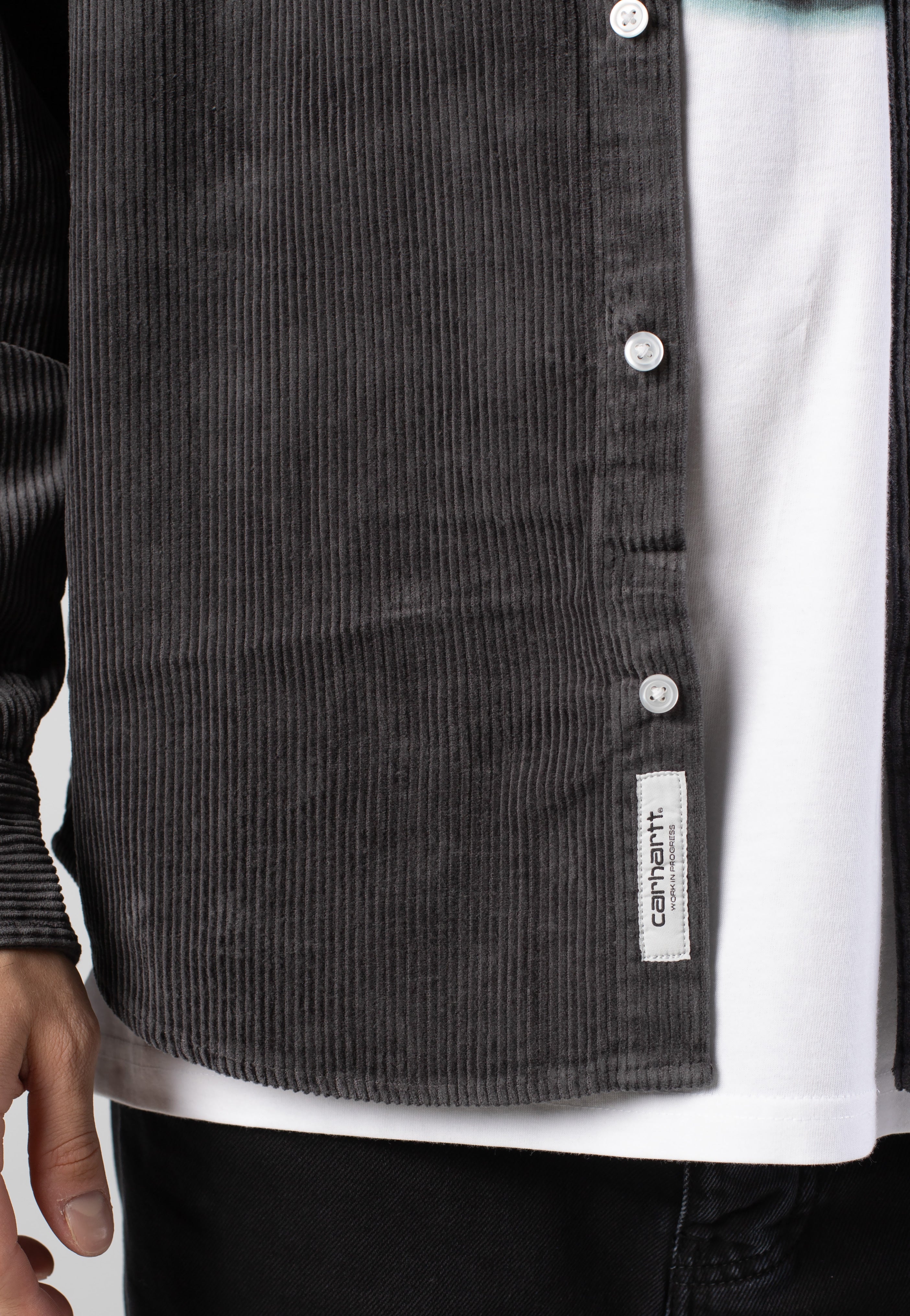 Carhartt WIP - Madison Cord Graphite/Graphite - Shirt | Men-Image