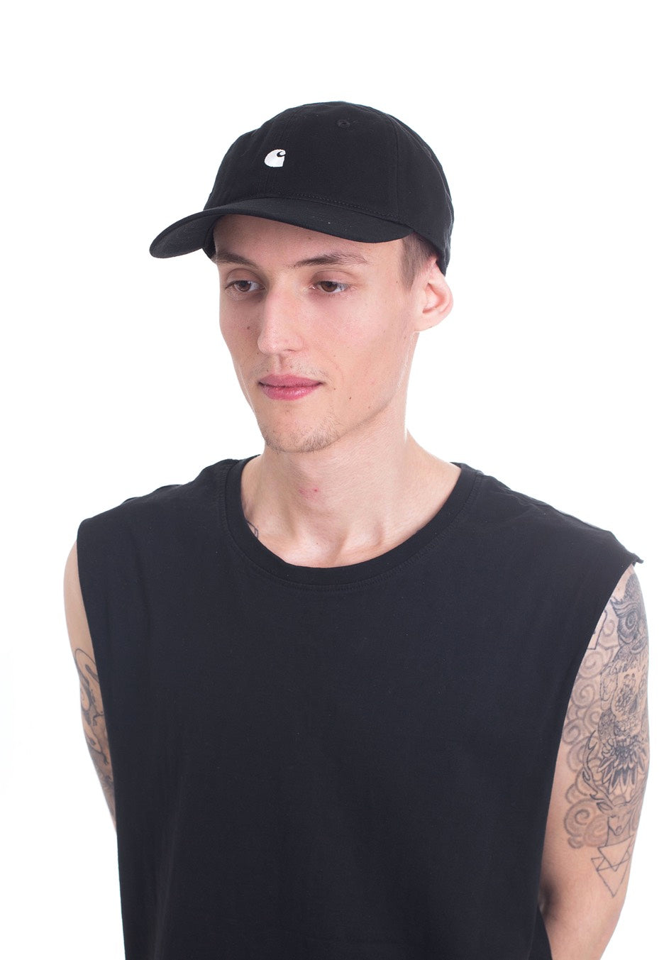 Carhartt WIP - Madison Logo Black/White - Cap | Neutral-Image