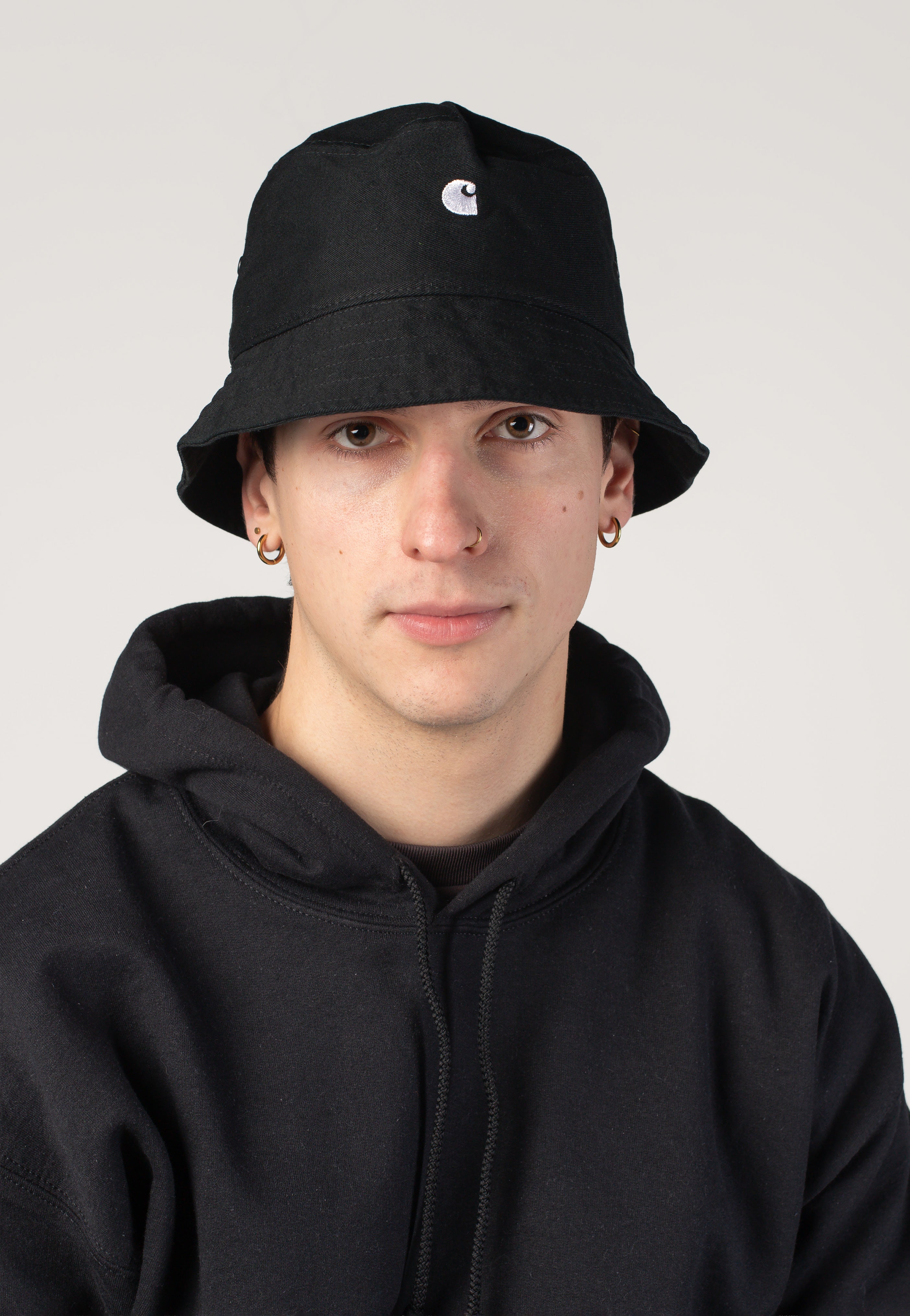 Carhartt WIP - Madison Logo Black/White - Bucket Hat | Neutral-Image