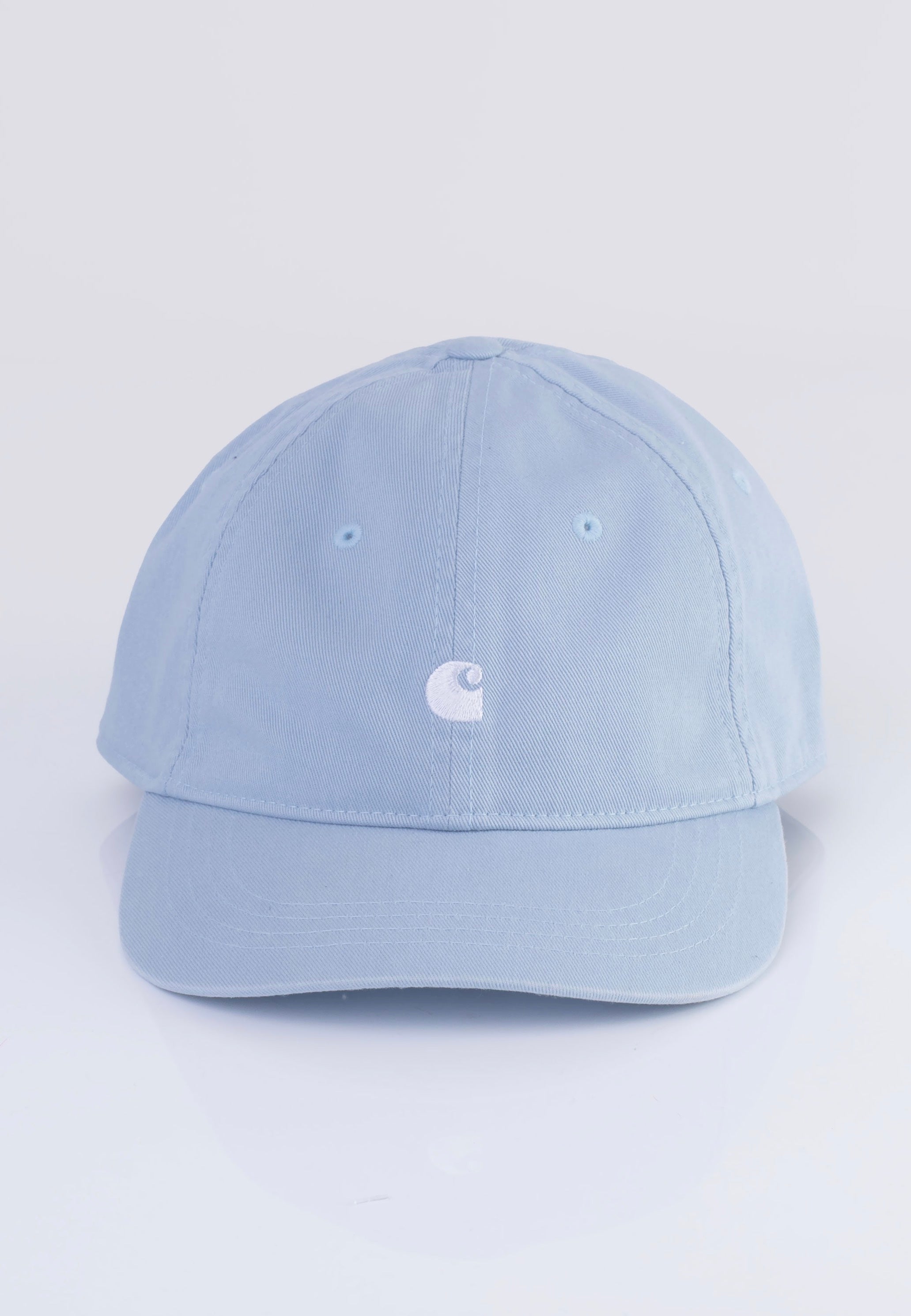 Carhartt WIP - Madison Logo Blue Fog/White - Cap | Neutral-Image