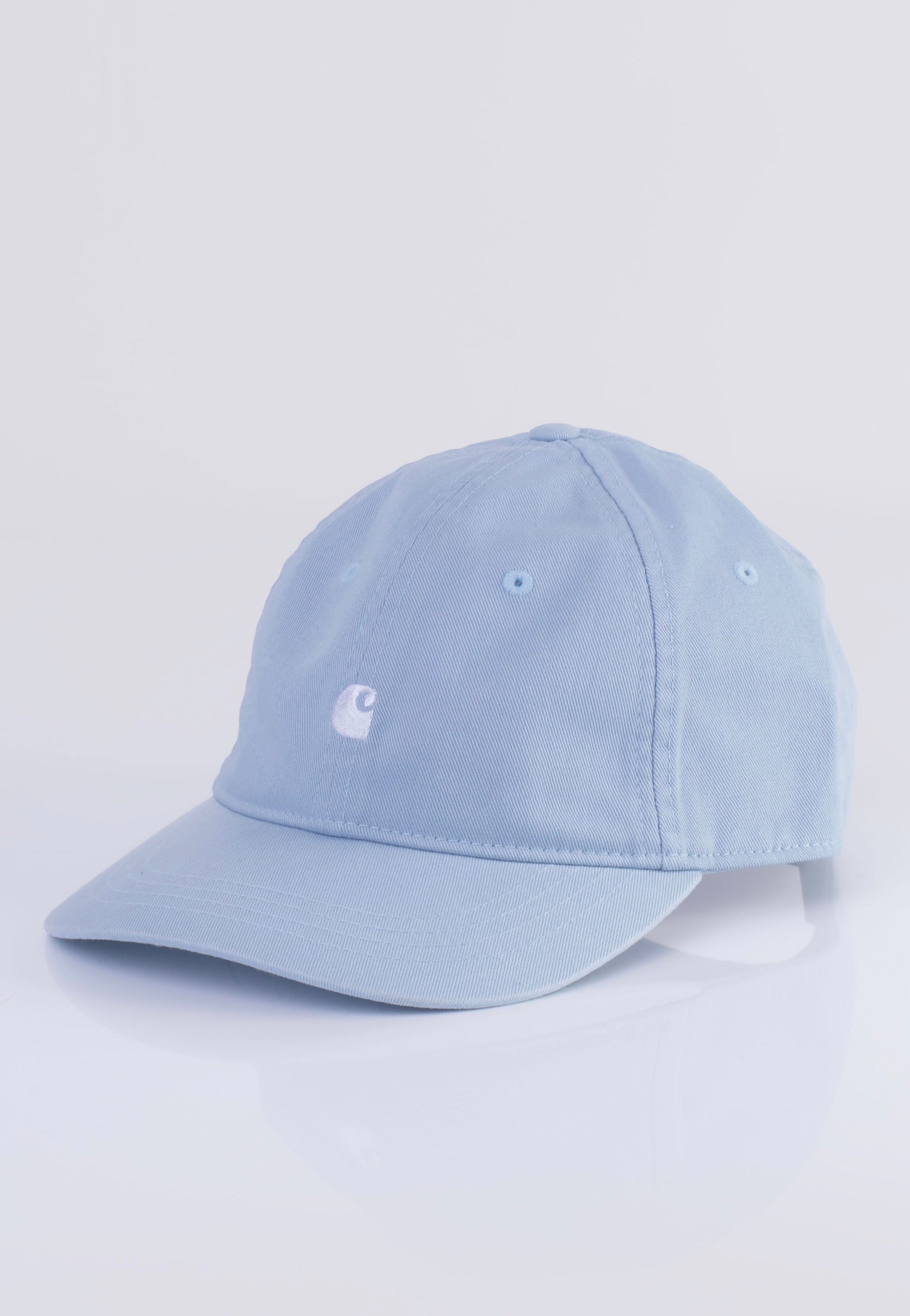 Carhartt WIP Madison Logo Blue Fog/White - Cap | Impericon
