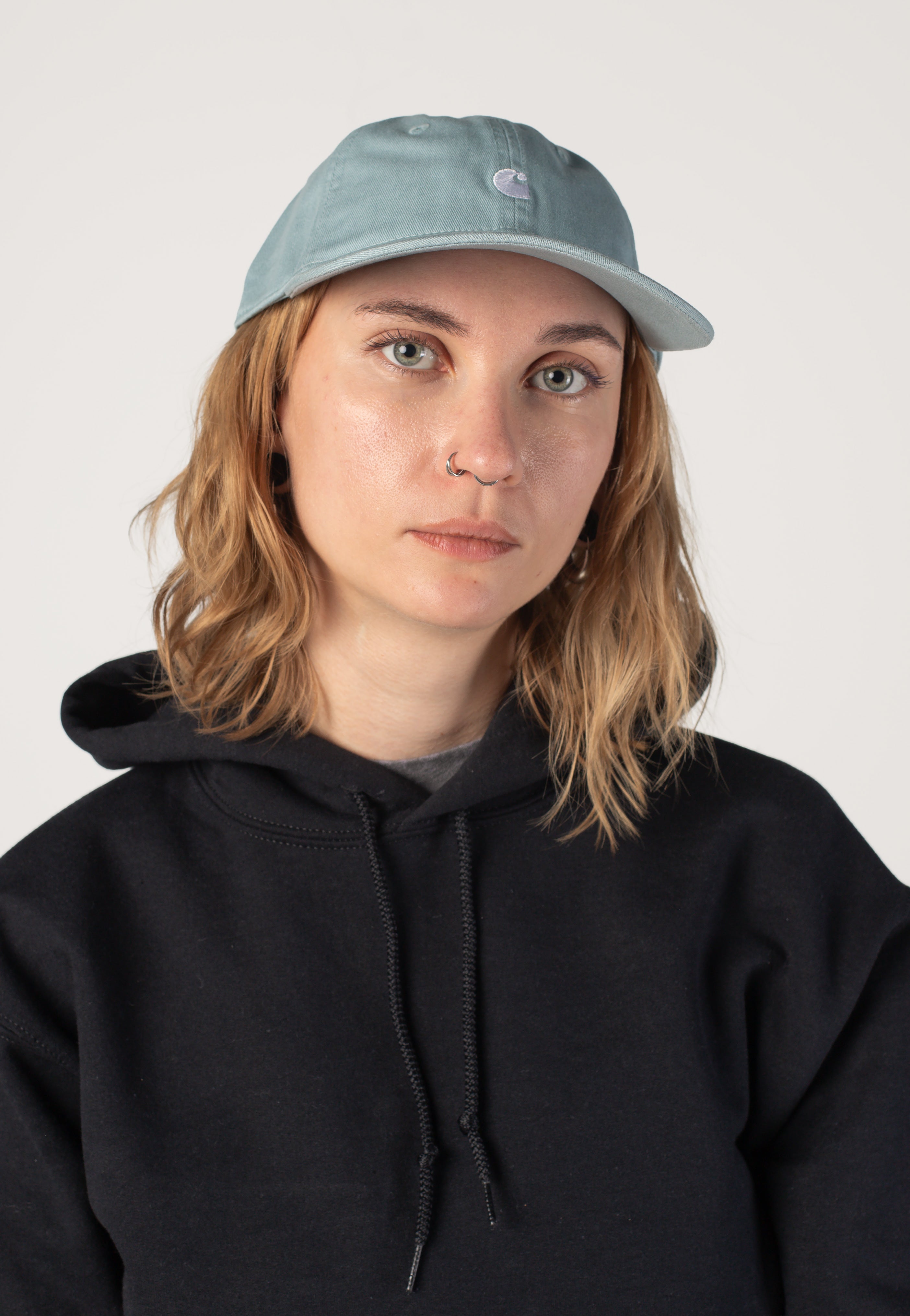 Carhartt WIP - Madison Logo Tourmaline/White - Cap | Neutral-Image