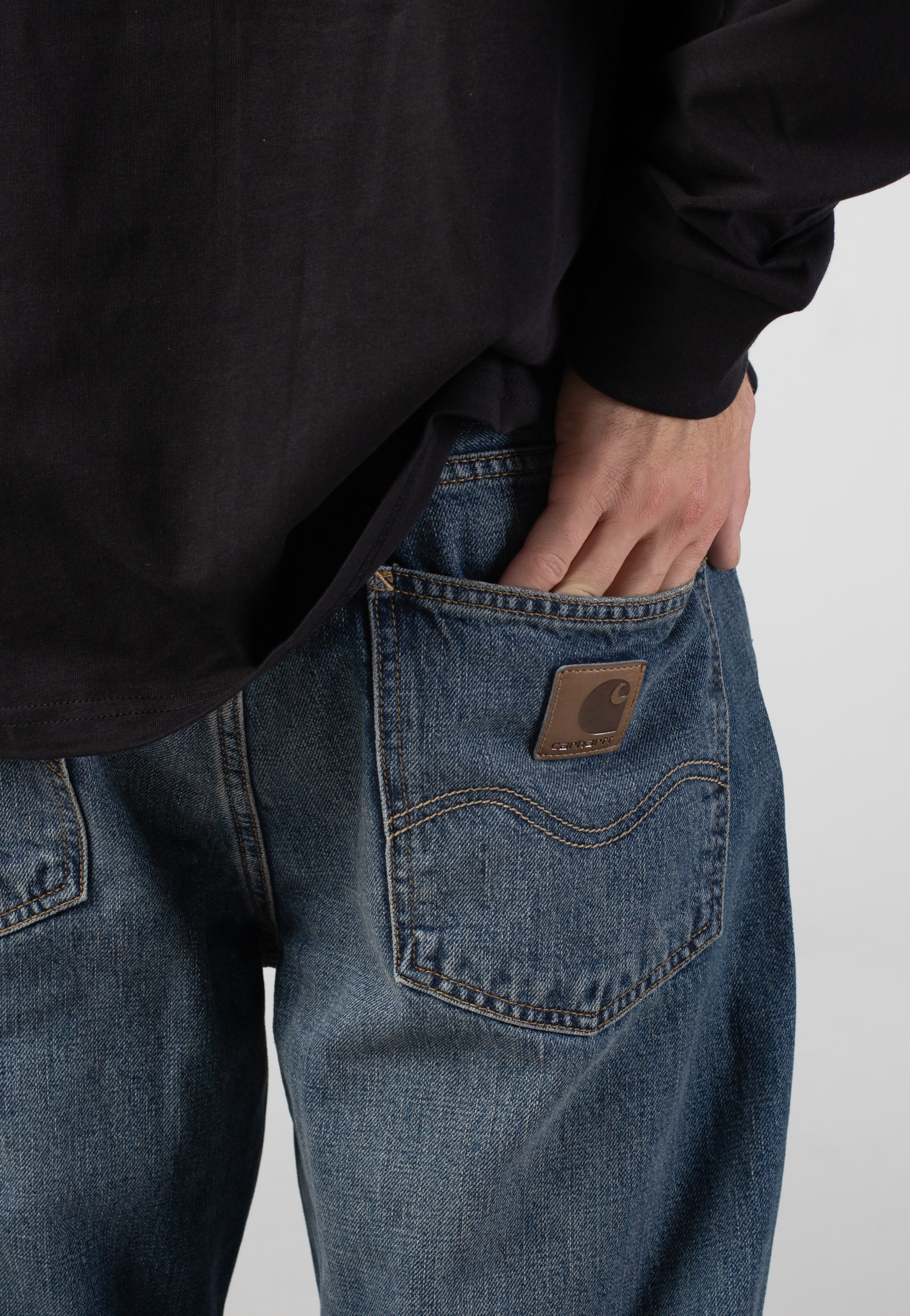 Carhartt WIP - Marlow Dark Used Wash Blue - Jeans | Men-Image