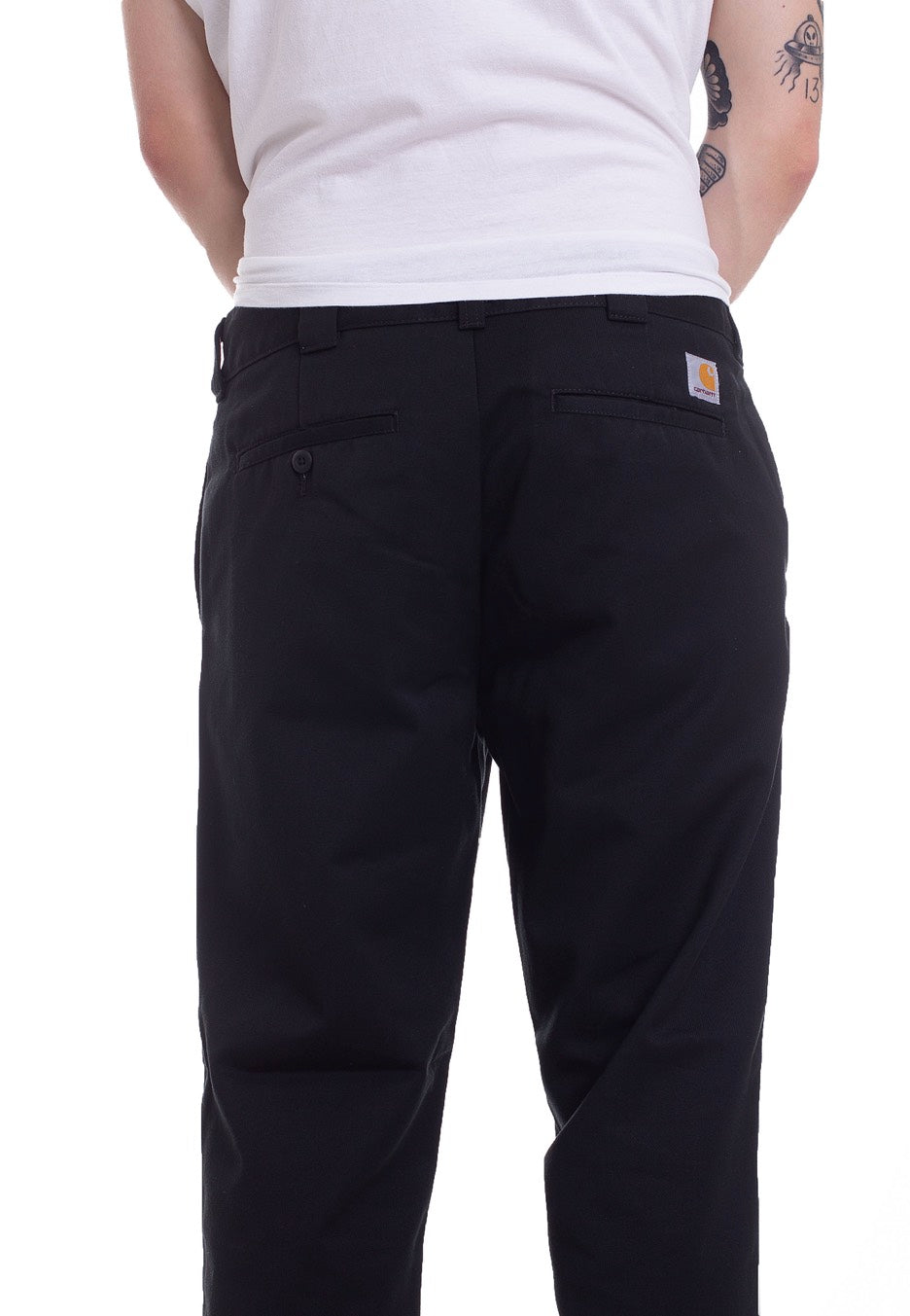 Carhartt WIP - Master Denison Black Rinsed - Pants | Men-Image