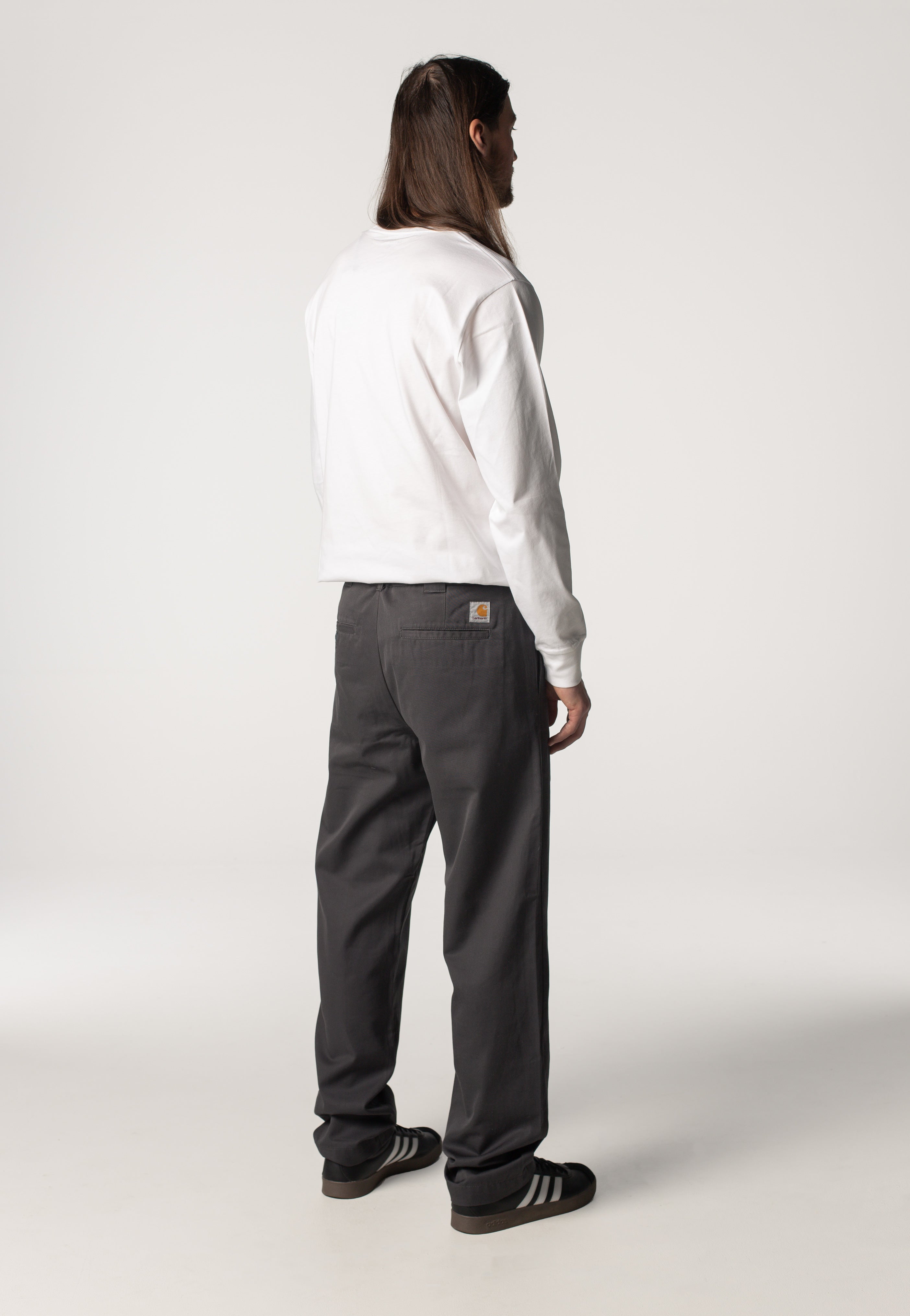 Carhartt WIP - Master Rinsed Graphite - Pants | Men-Image