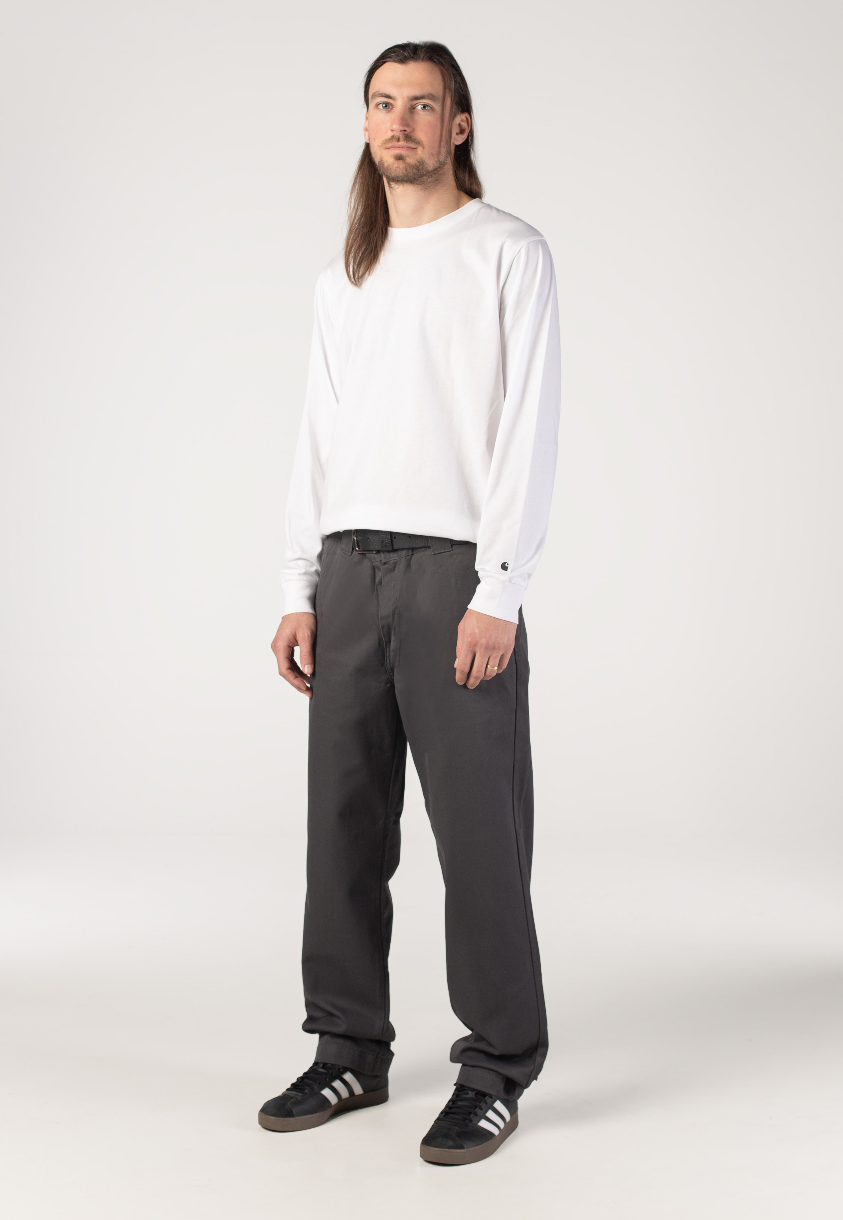 Carhartt WIP - Master Rinsed Graphite - Pants | Men-Image