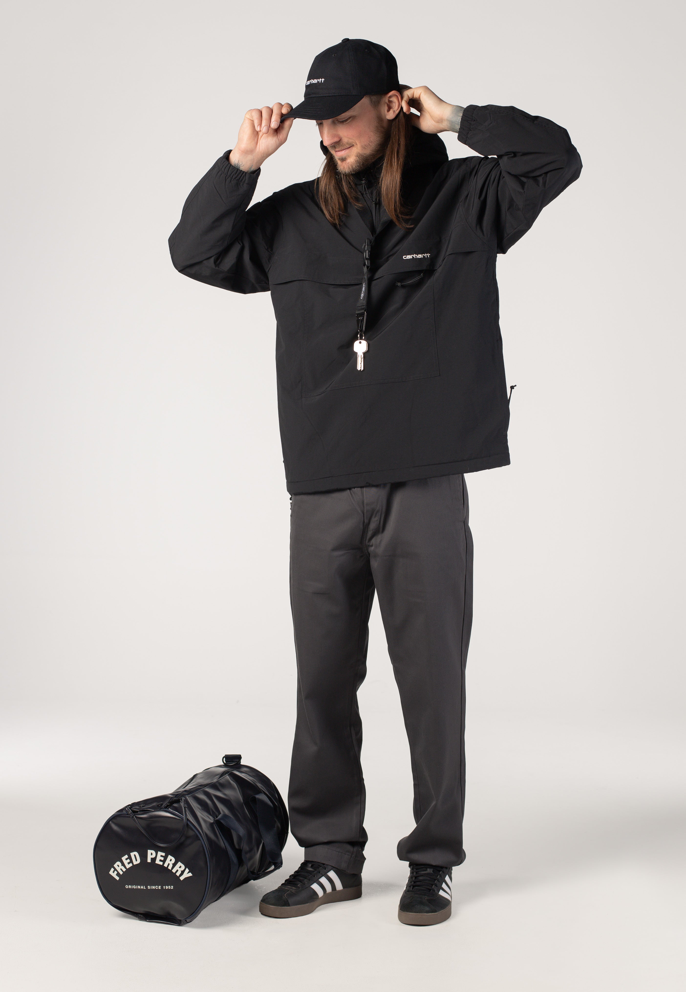 Carhartt WIP - Master Rinsed Graphite - Pants | Men-Image