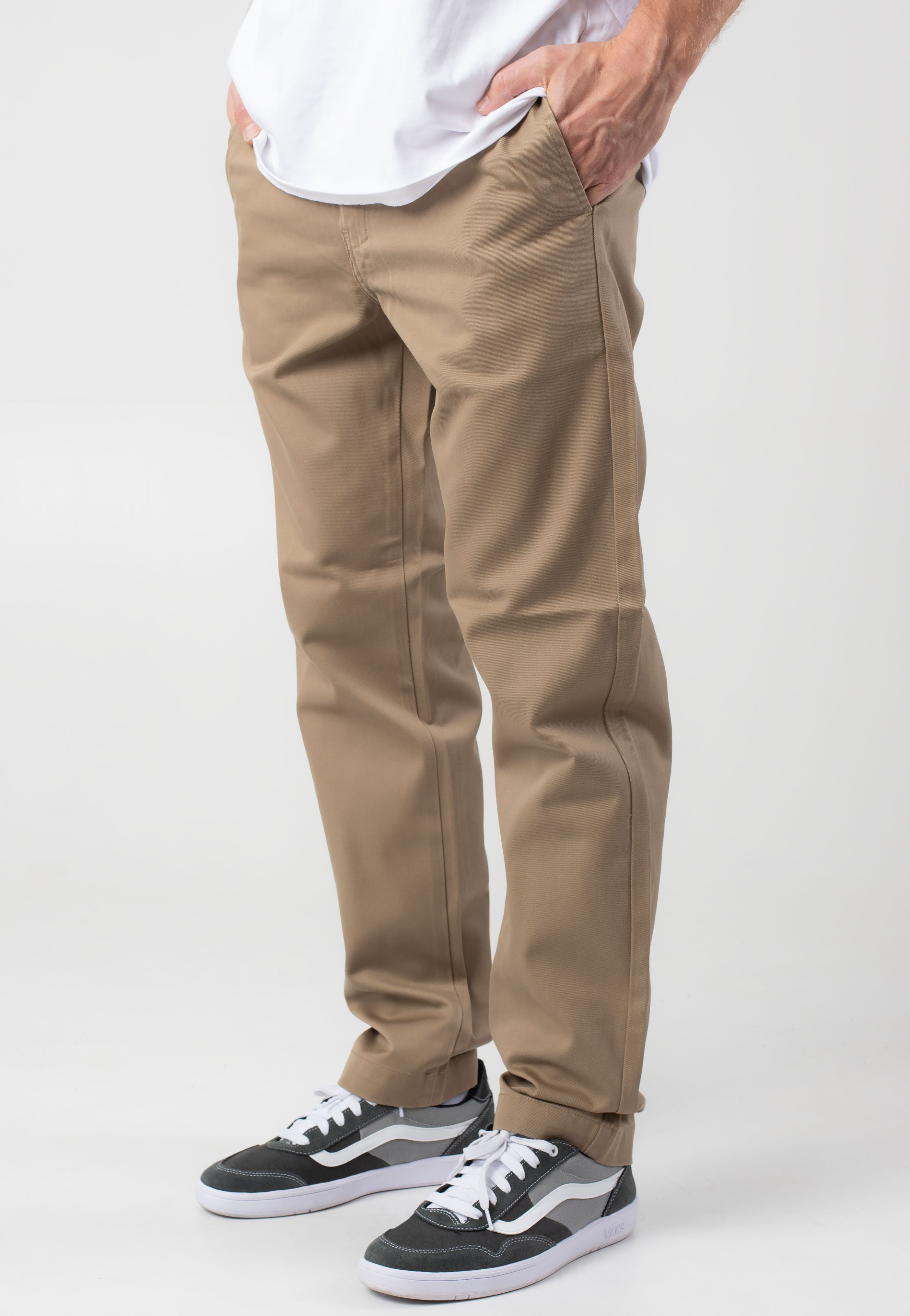 Carhartt WIP - Master Rinsed Leather - Pants | Men-Image