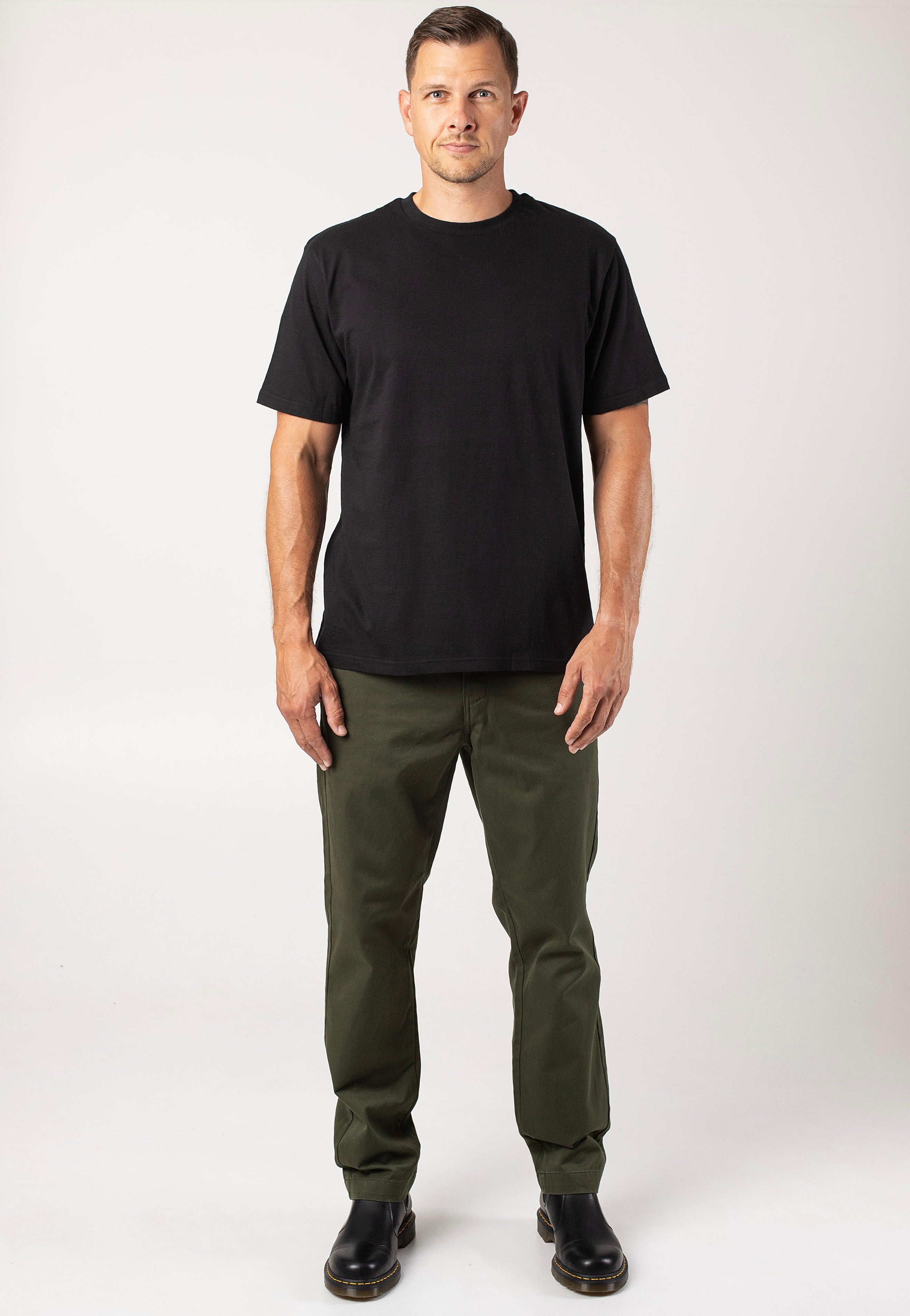 Carhartt WIP - Master Rinsed Office Green - Pants | Men-Image