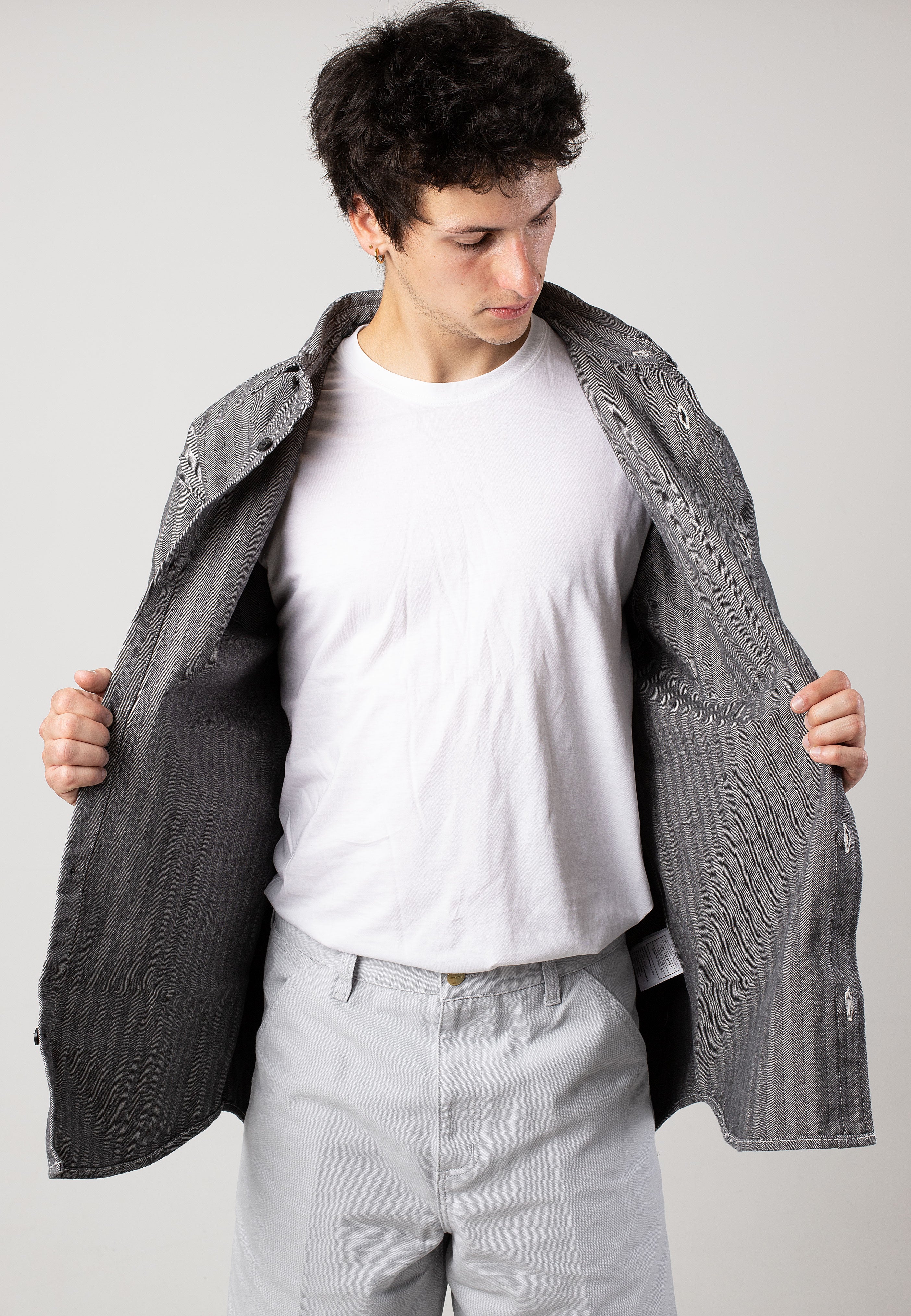 Carhartt WIP - Menard Rinsed Grey - Jacket | Men-Image