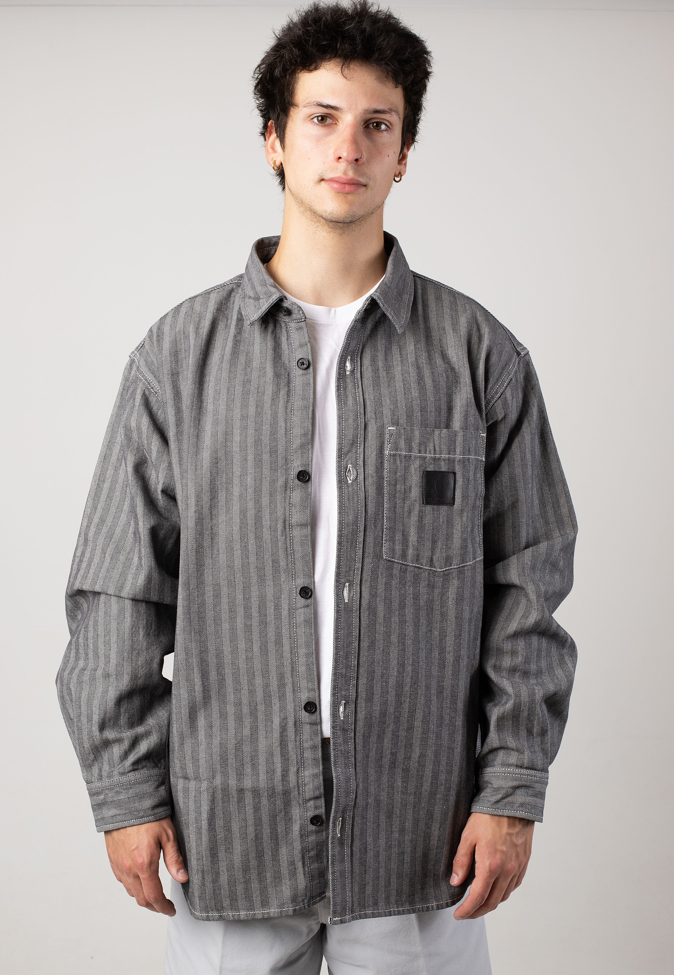 Carhartt WIP - Menard Rinsed Grey - Jacket | Men-Image