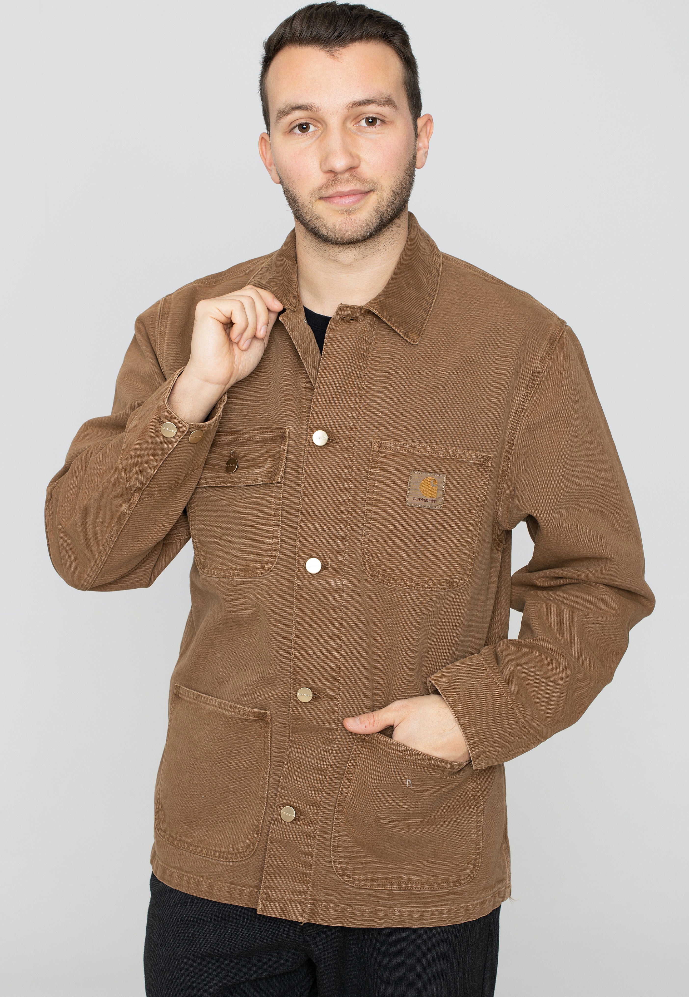 Carhartt WIP - Michigan Faded Tamarind/Tamarind - Jacket | Men-Image