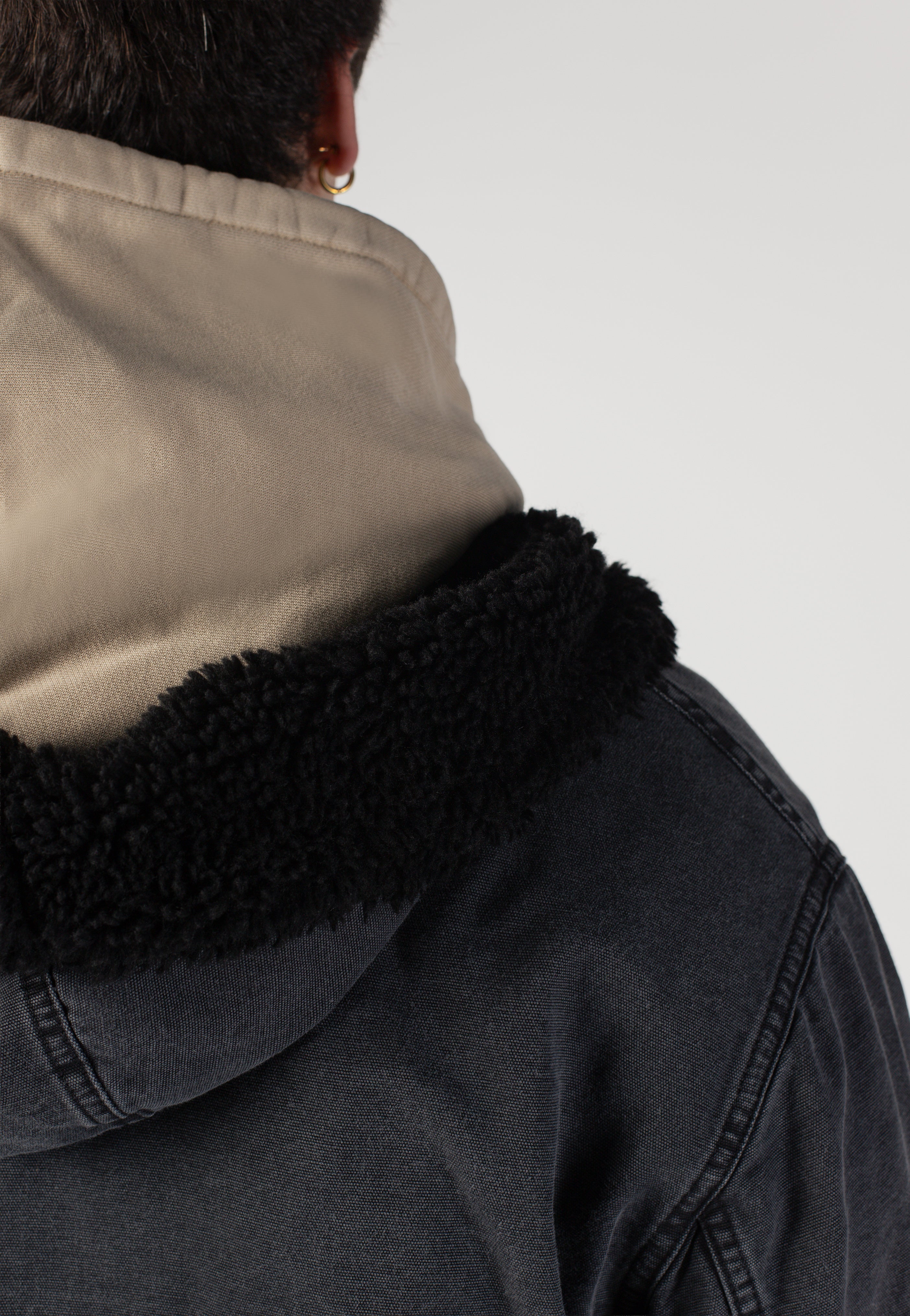 Carhartt WIP - Mitch Dusky Canvas Black - Jacket | Men-Image