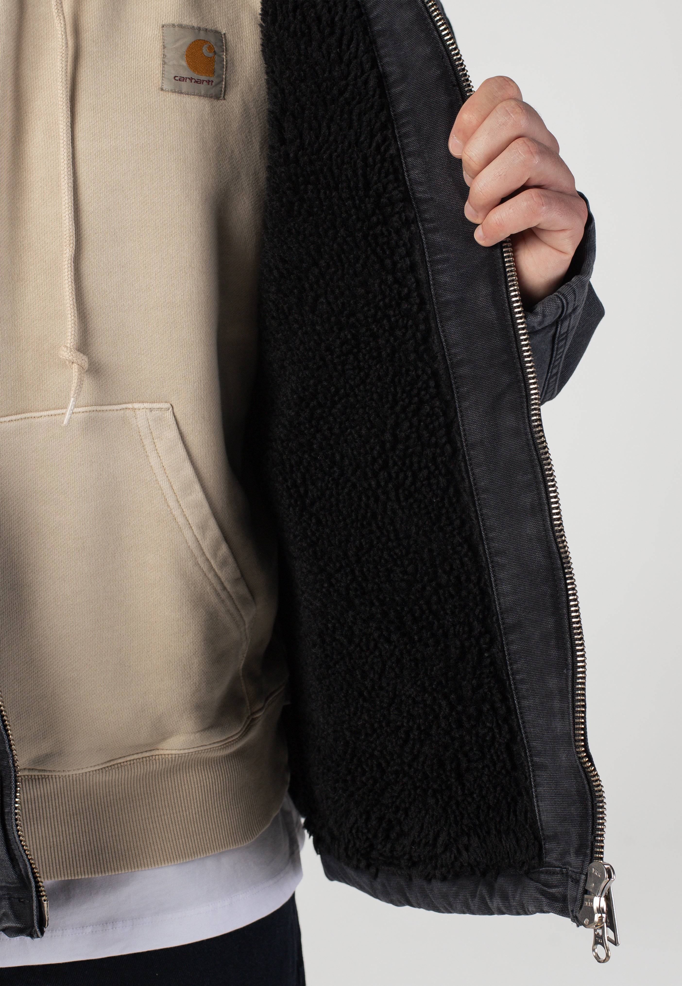 Carhartt WIP - Mitch Dusky Canvas Black - Jacket | Men-Image