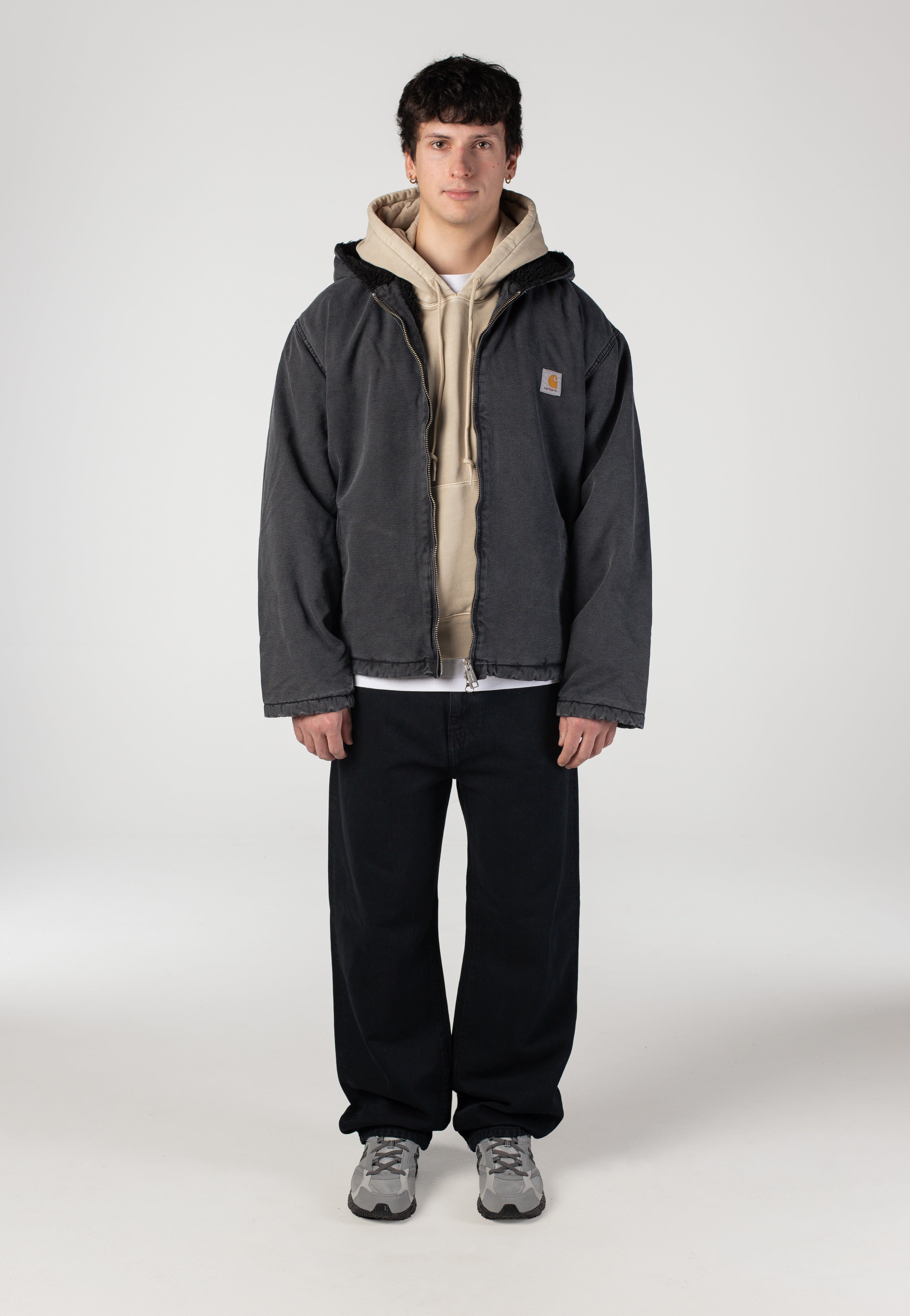 Carhartt WIP - Mitch Dusky Canvas Black - Jacket | Men-Image