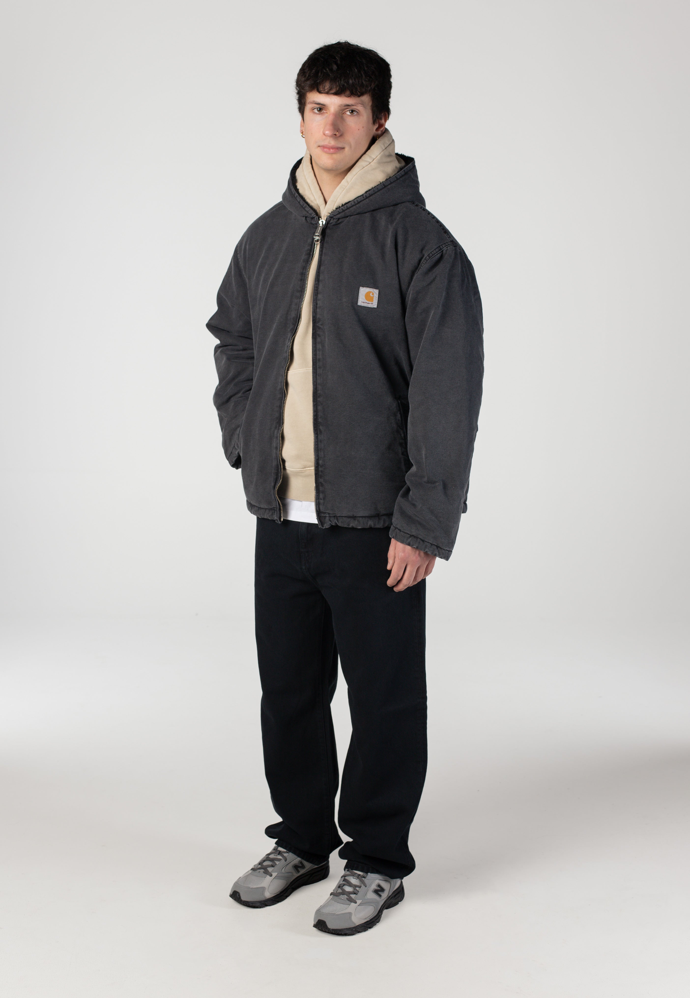 Carhartt WIP - Mitch Dusky Canvas Black - Jacket | Men-Image