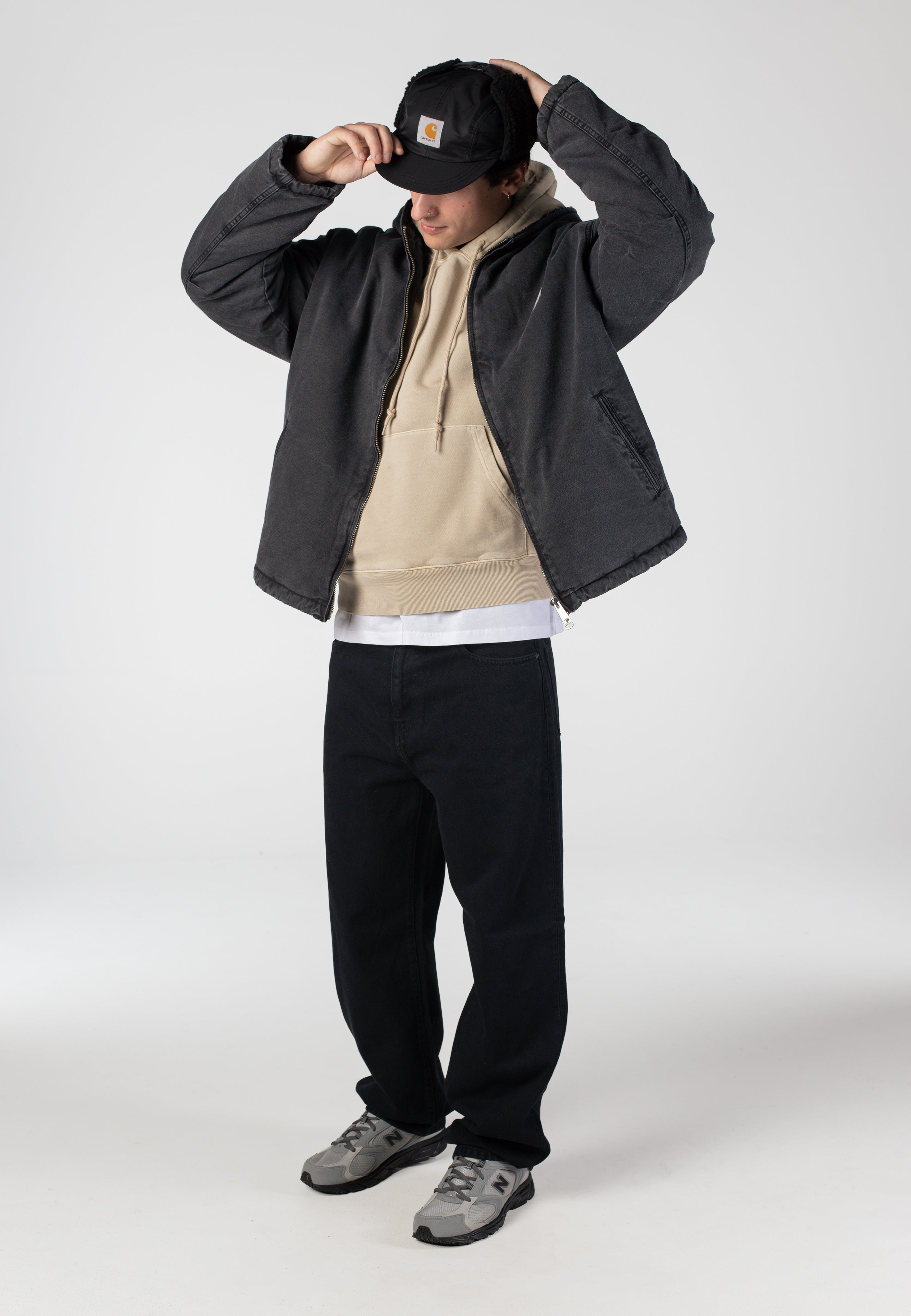 Carhartt WIP - Mitch Dusky Canvas Black - Jacket | Men-Image